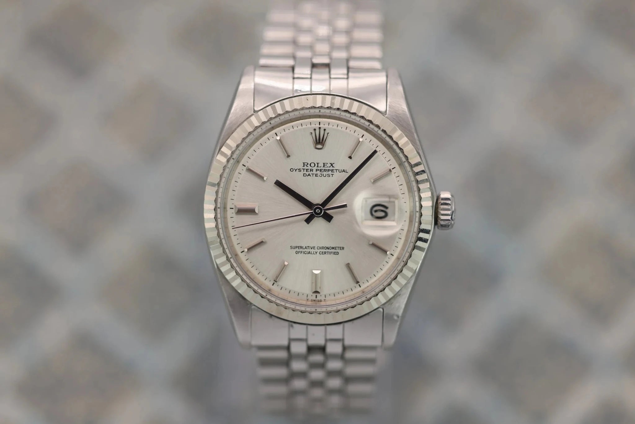 1970 Rolex Datejust Ref. 1601 | Silver Non-Lume Dial | Full Set - Sierra Time Co