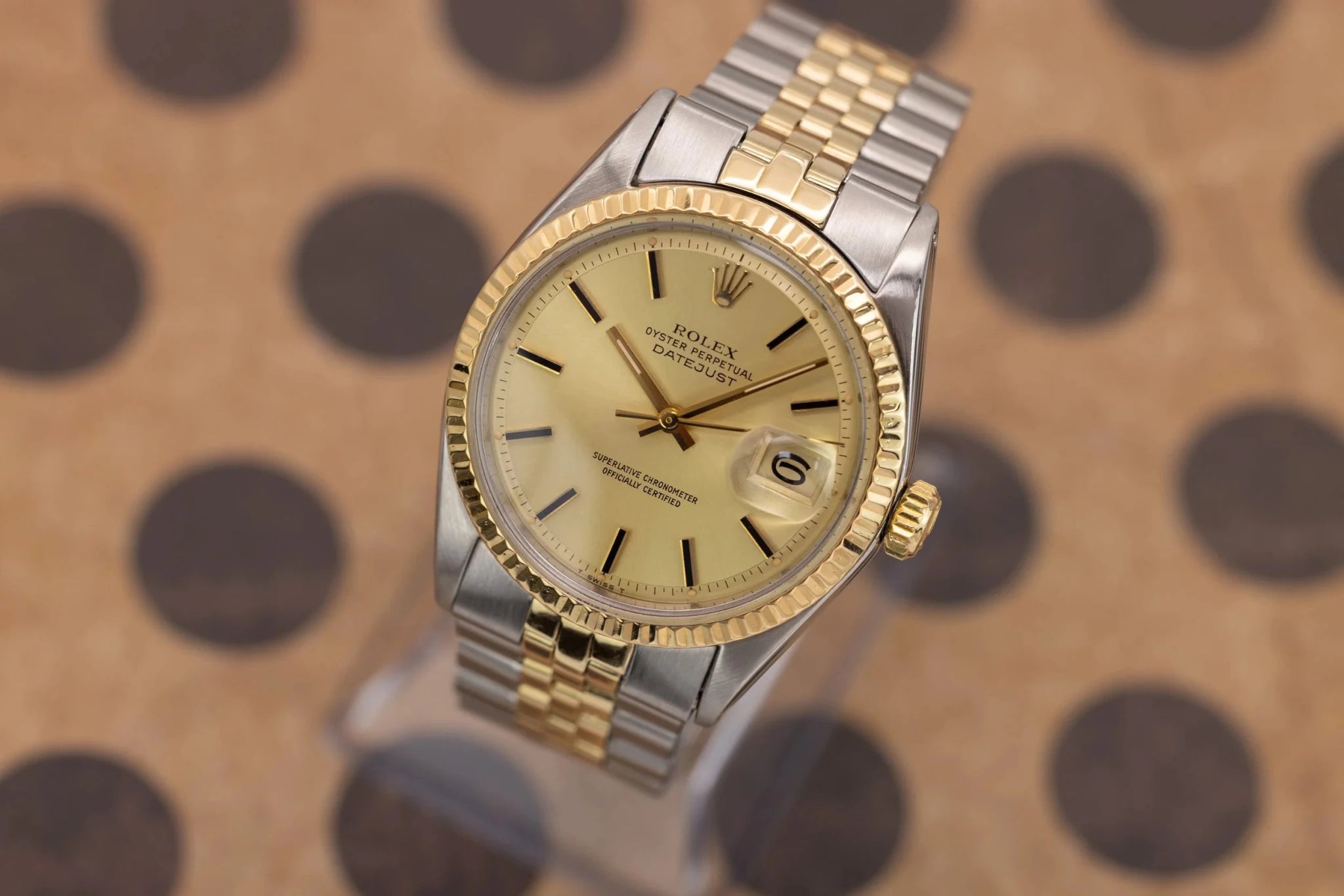 1970 Rolex Datejust Ref. 16013 | Champagne Dial - Sierra Time Co