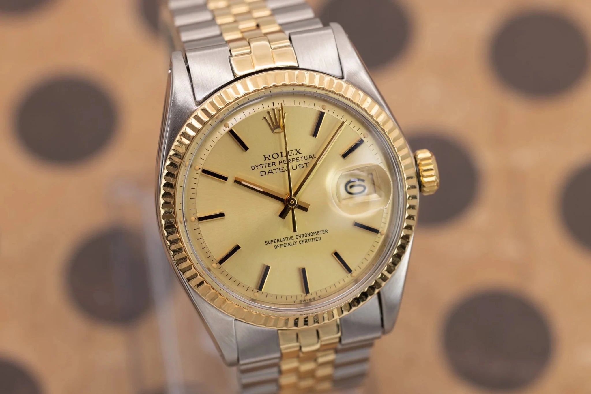 1970 Rolex Datejust Ref. 16013 | Champagne Dial - Sierra Time Co