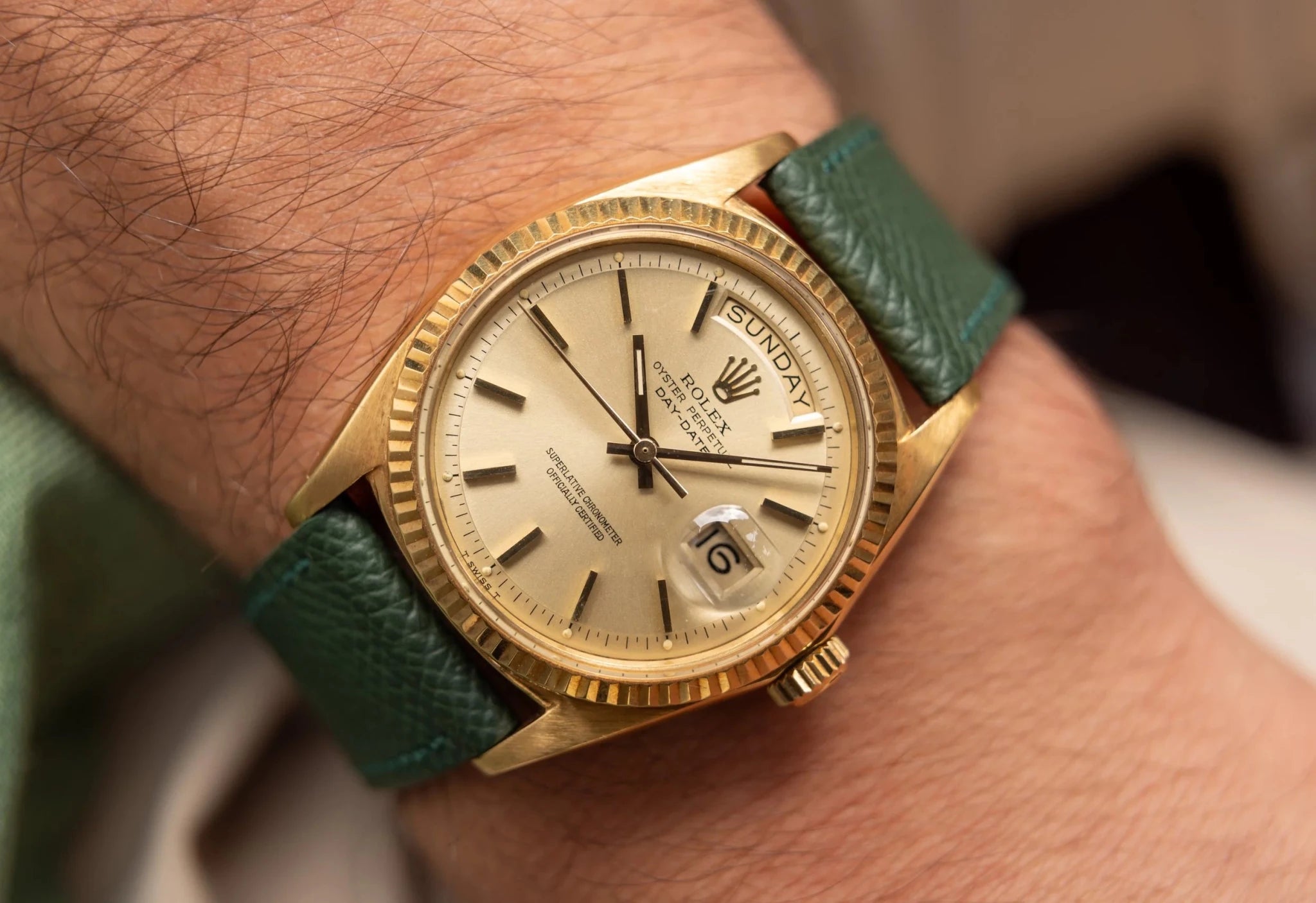 1970 Rolex Day-Date Ref. 1803 | Champagne Dial - Sierra Time Co