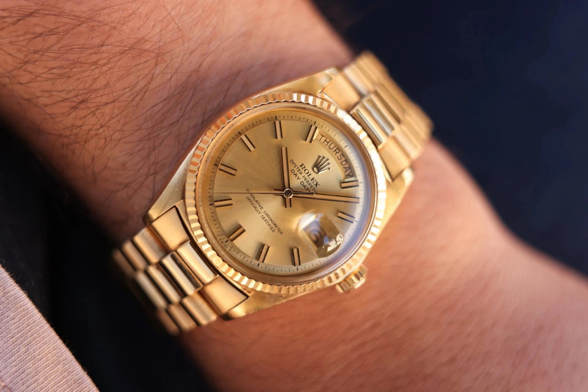1970 Rolex Day-Date Ref. 1803 | Wide-Boy Dial - Sierra Time Co