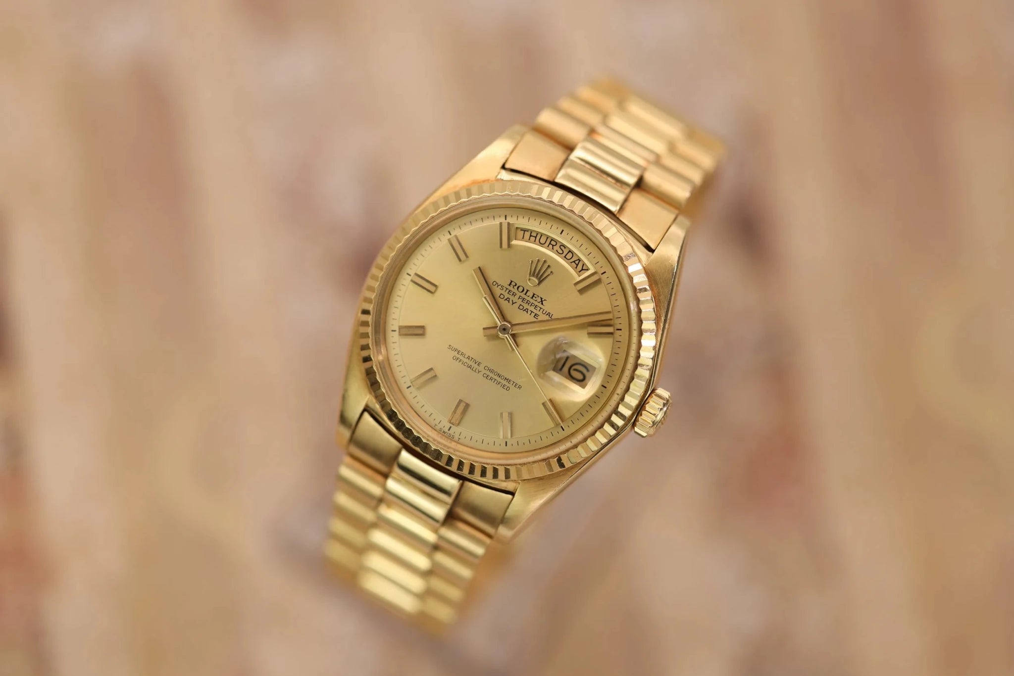 1970 Rolex Day-Date Ref. 1803 | Wide-Boy Dial - Sierra Time Co