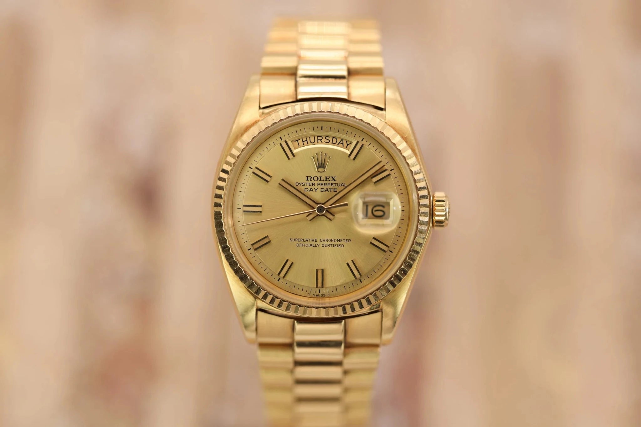 1970 Rolex Day-Date Ref. 1803 | Wide-Boy Dial - Sierra Time Co