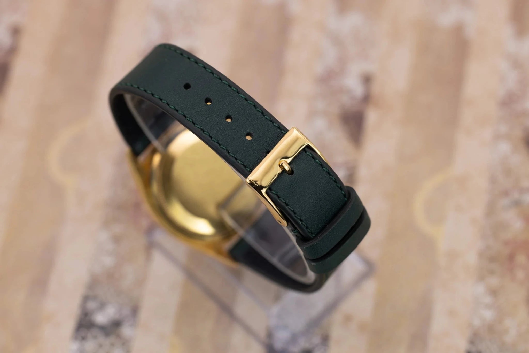 1970 Rolex Day-Date Ref. 1807 | Bark Finish | Non-Lume Champagne Dial - Sierra Time Co