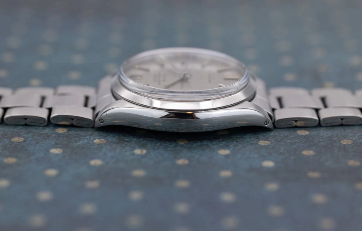 1971 Rolex Air-King Ref. 5500 | Silver Linen Dial - Sierra Time Co