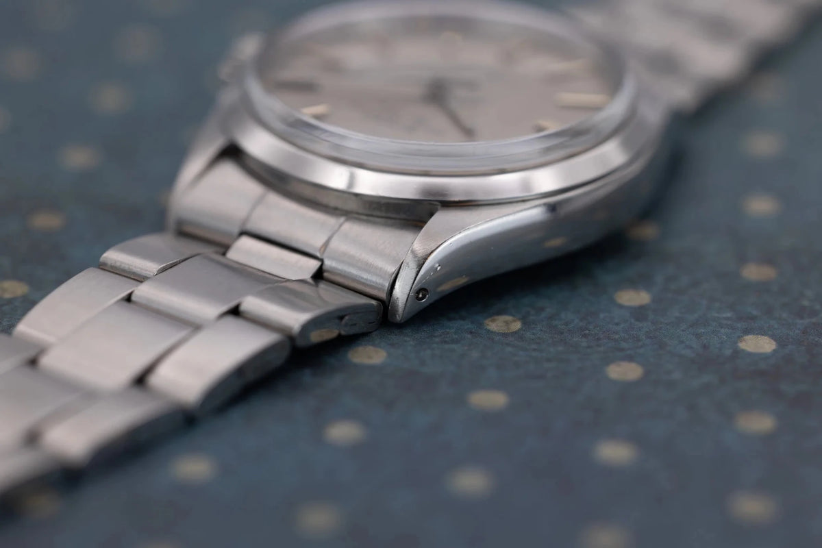 1971 Rolex Air-King Ref. 5500 | Silver Linen Dial - Sierra Time Co
