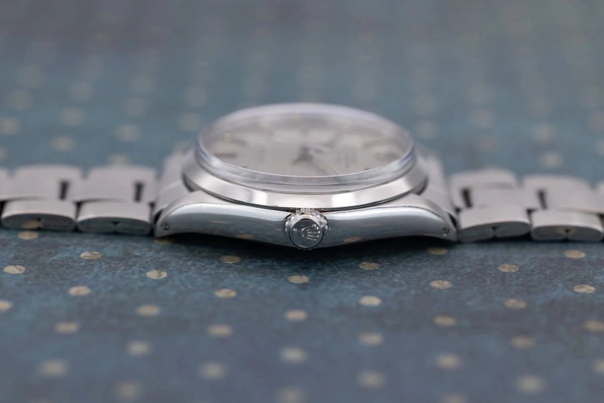 1971 Rolex Air-King Ref. 5500 | Silver Linen Dial - Sierra Time Co