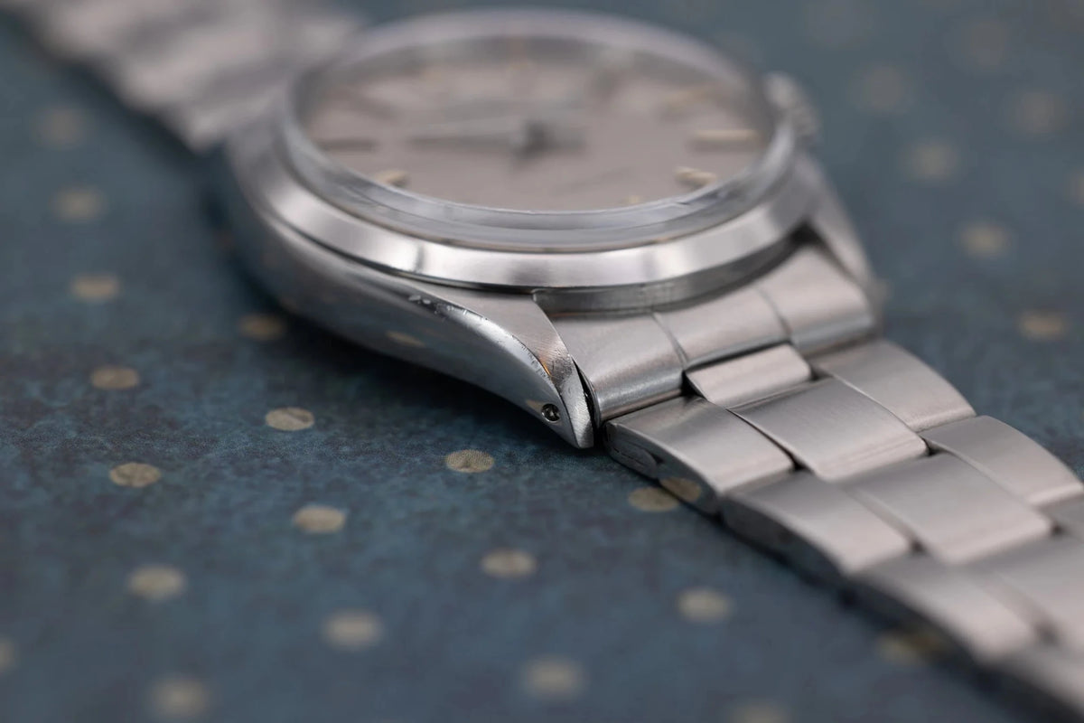 1971 Rolex Air-King Ref. 5500 | Silver Linen Dial - Sierra Time Co