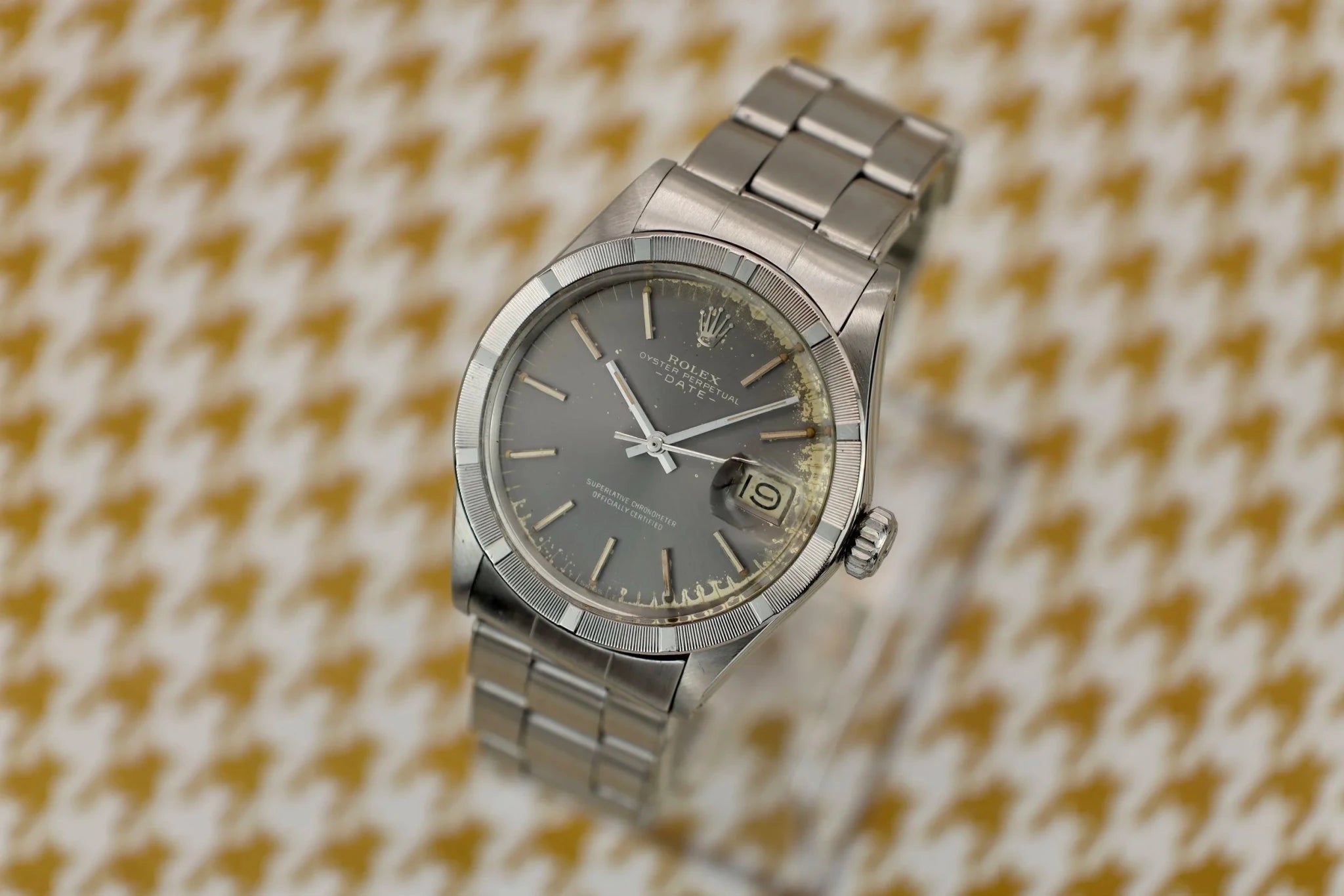 1971 Rolex Date Ref. 1501 | Tropical Grey Dial - Sierra Time Co