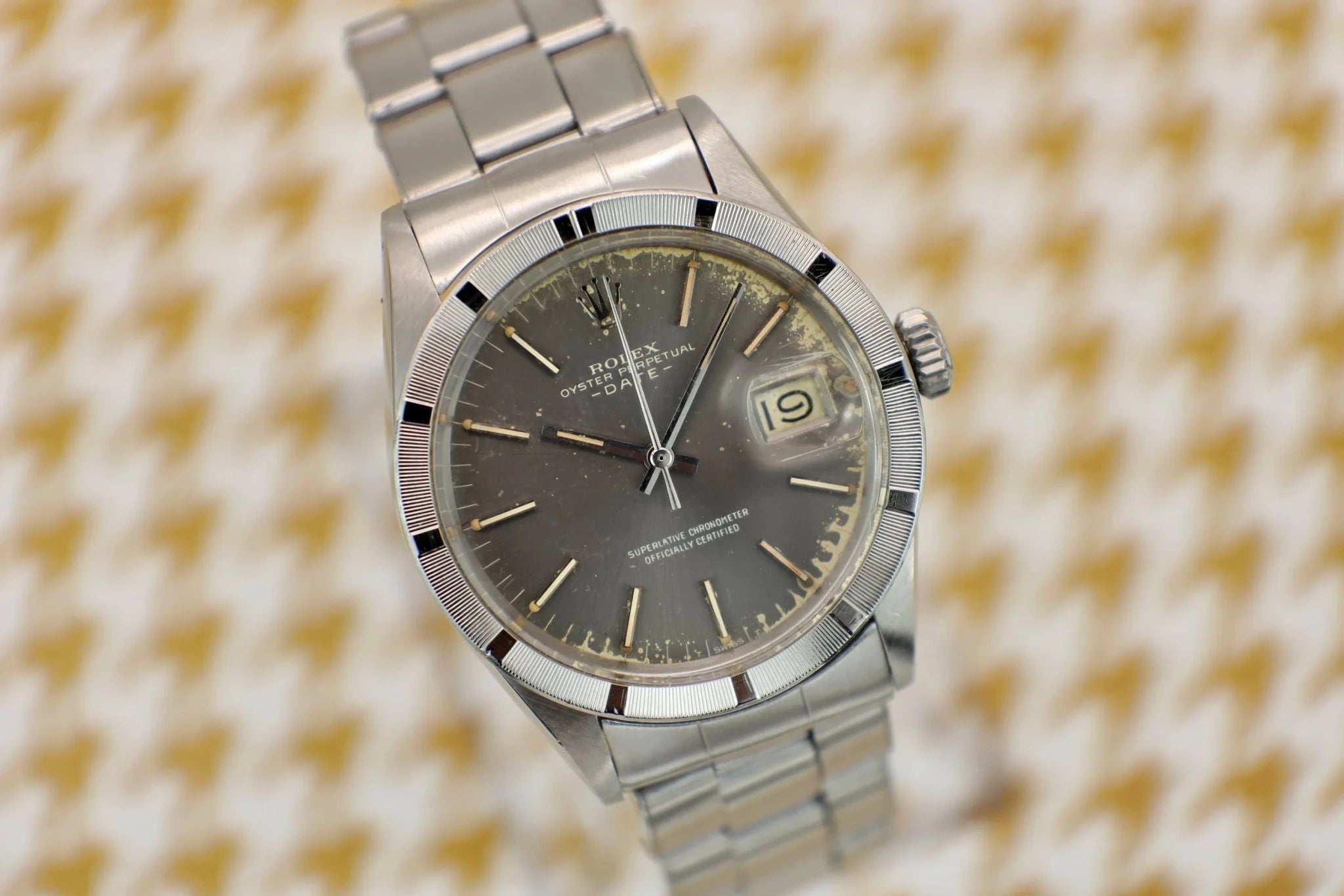 1971 Rolex Date Ref. 1501 | Tropical Grey Dial - Sierra Time Co