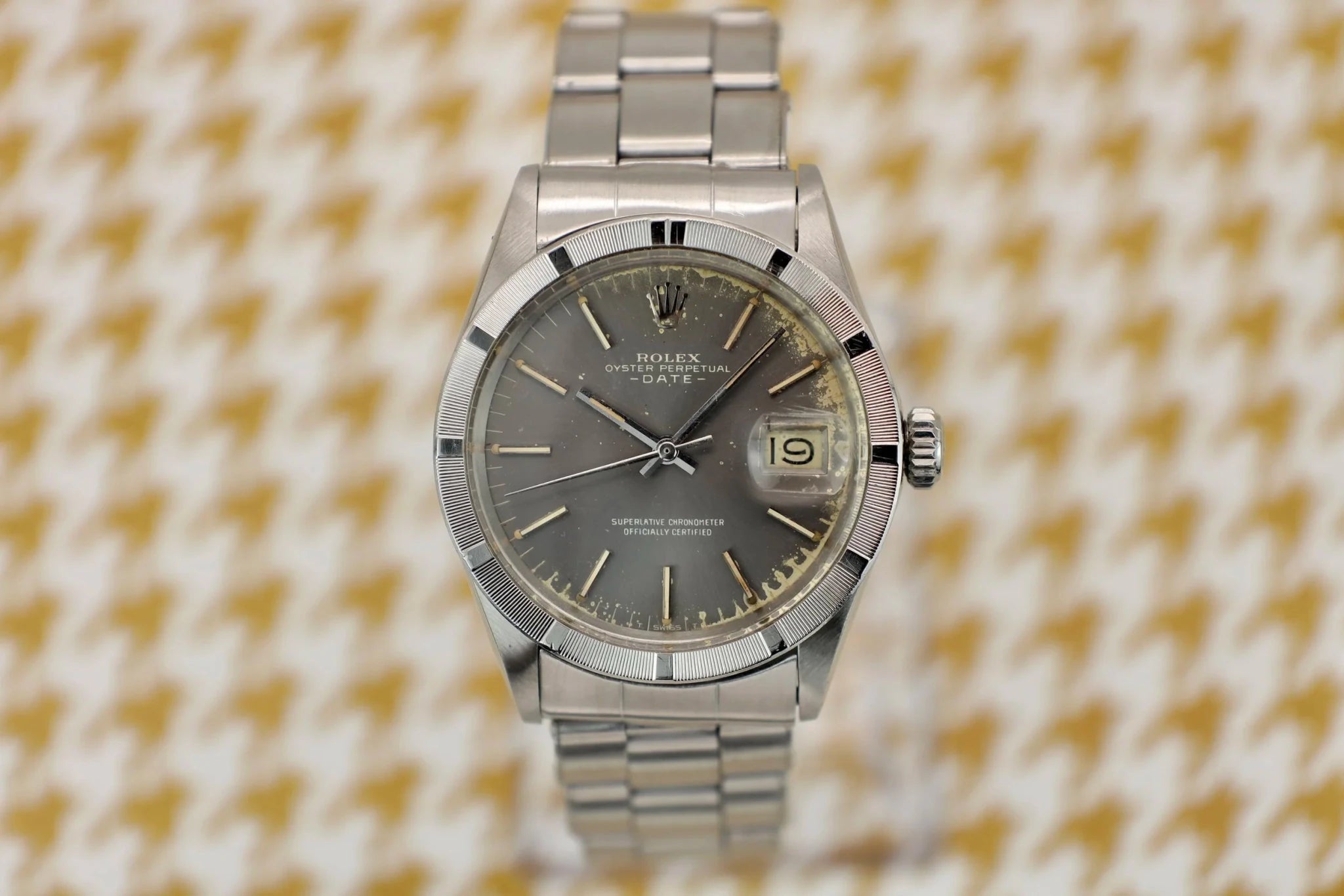 1971 Rolex Date Ref. 1501 | Tropical Grey Dial - Sierra Time Co