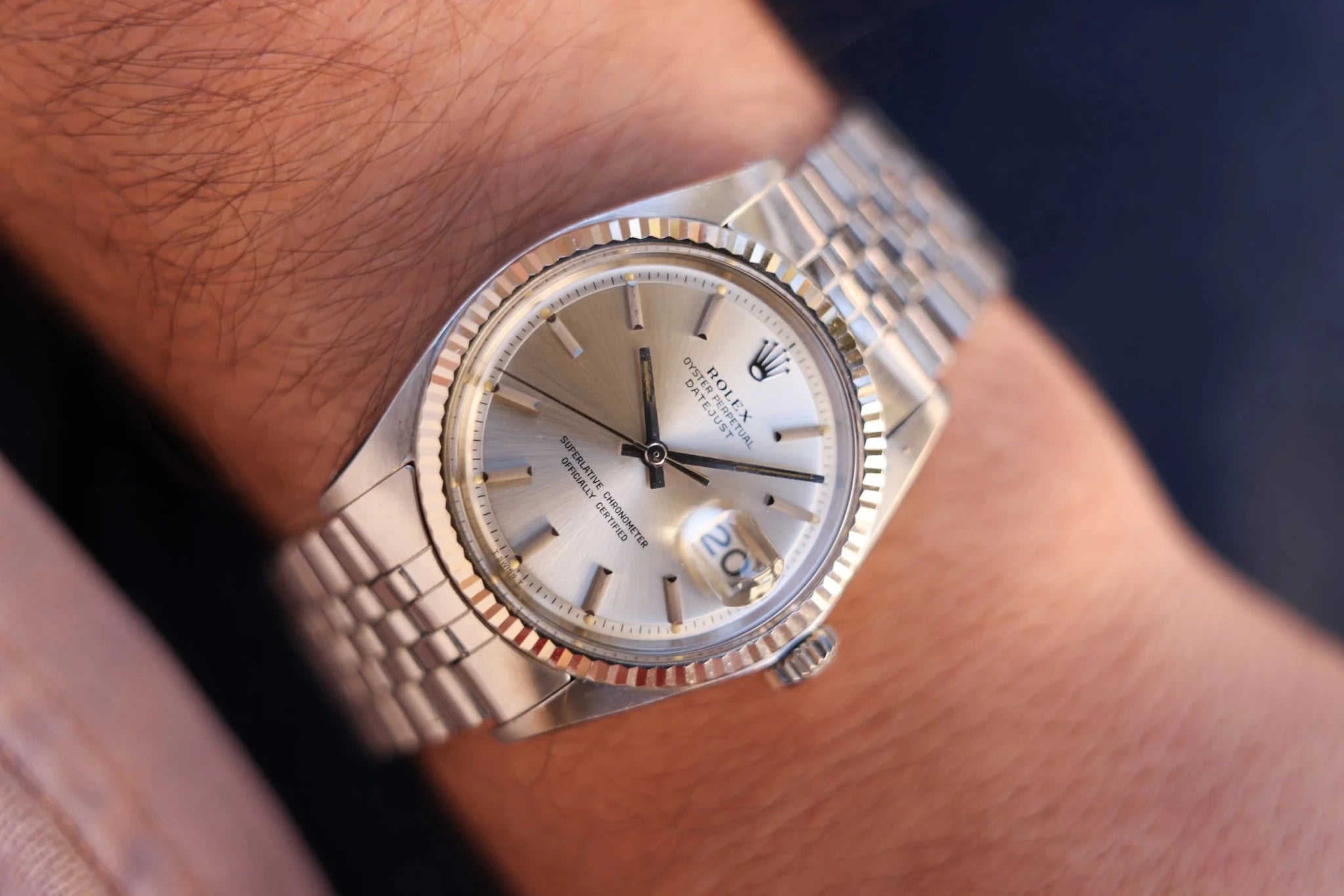 1971 Rolex Datejust Ref. 1601 | Silver Dial - Sierra Time Co