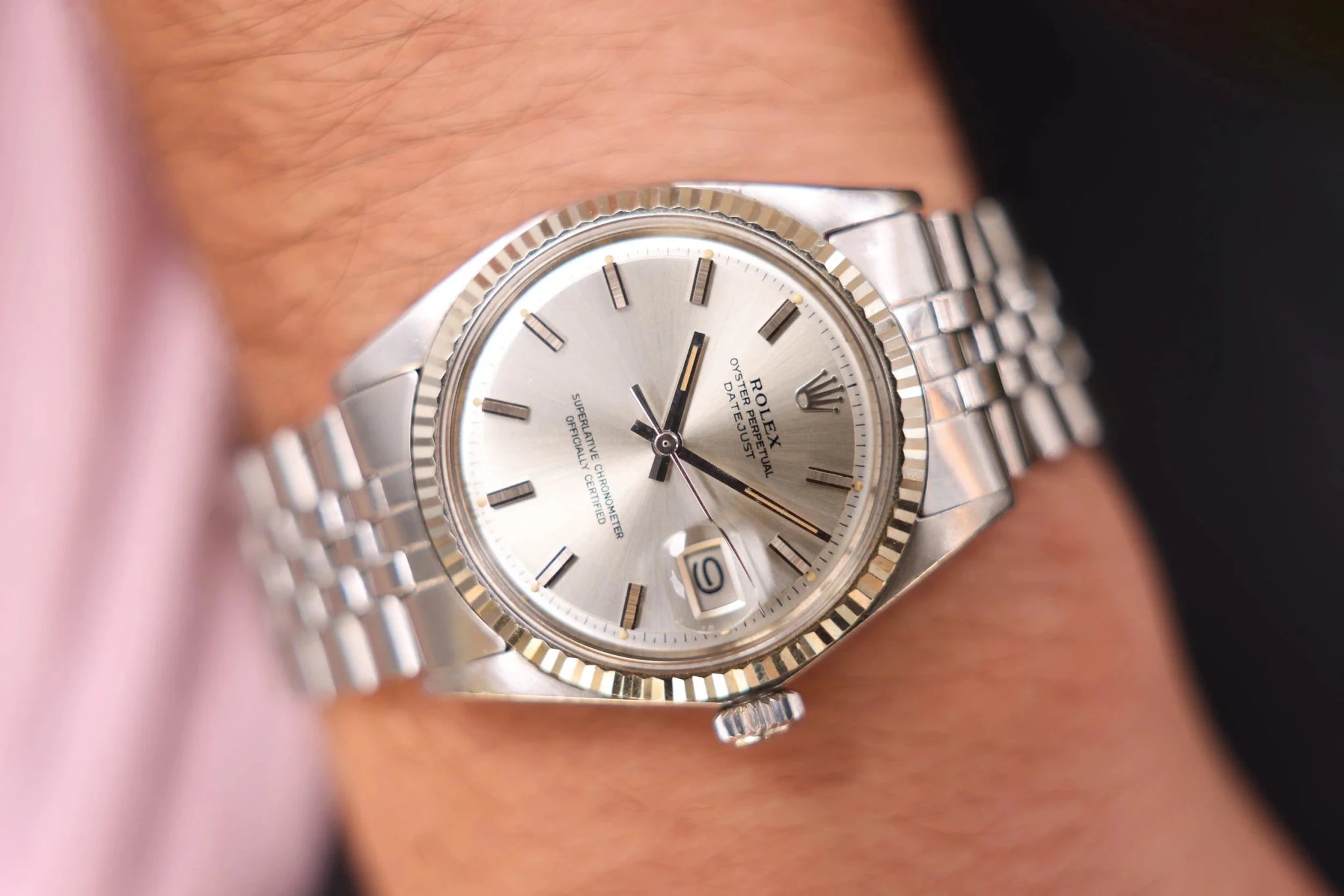 1971 Rolex Datejust Ref. 1601 | Staple Dial - Sierra Time Co
