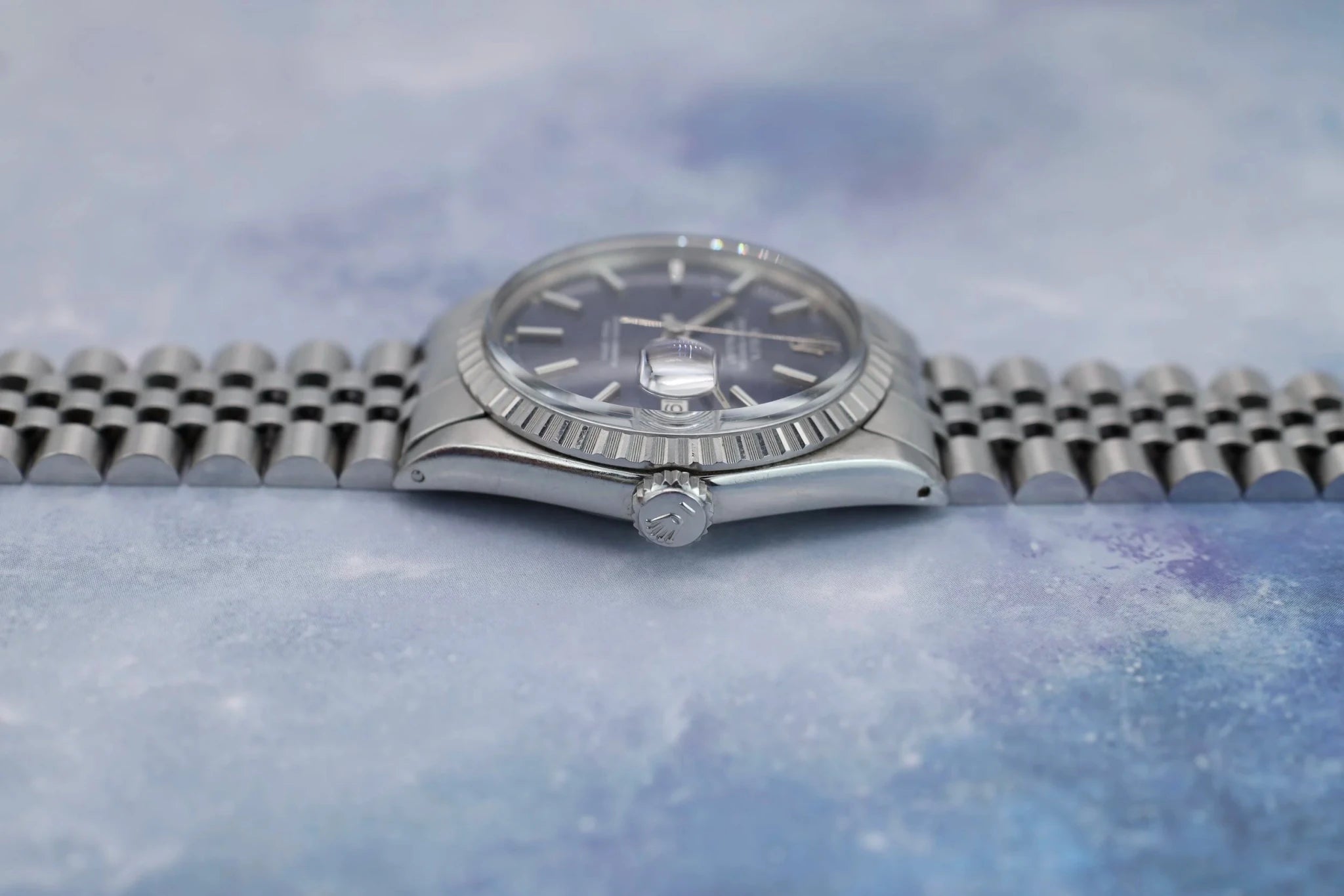 1971 Rolex Datejust Ref. 1603 | Blue Mosaic Dial - Sierra Time Co