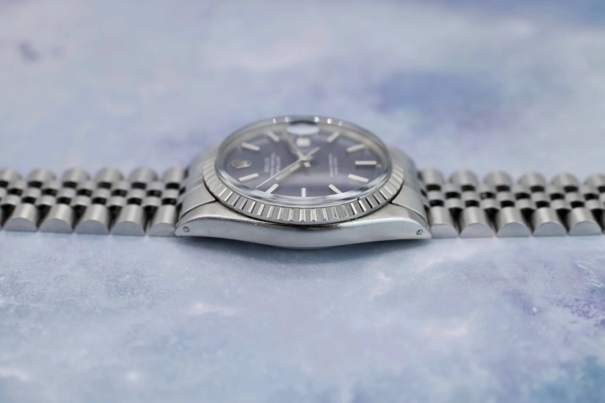 1971 Rolex Datejust Ref. 1603 | Blue Mosaic Dial - Sierra Time Co