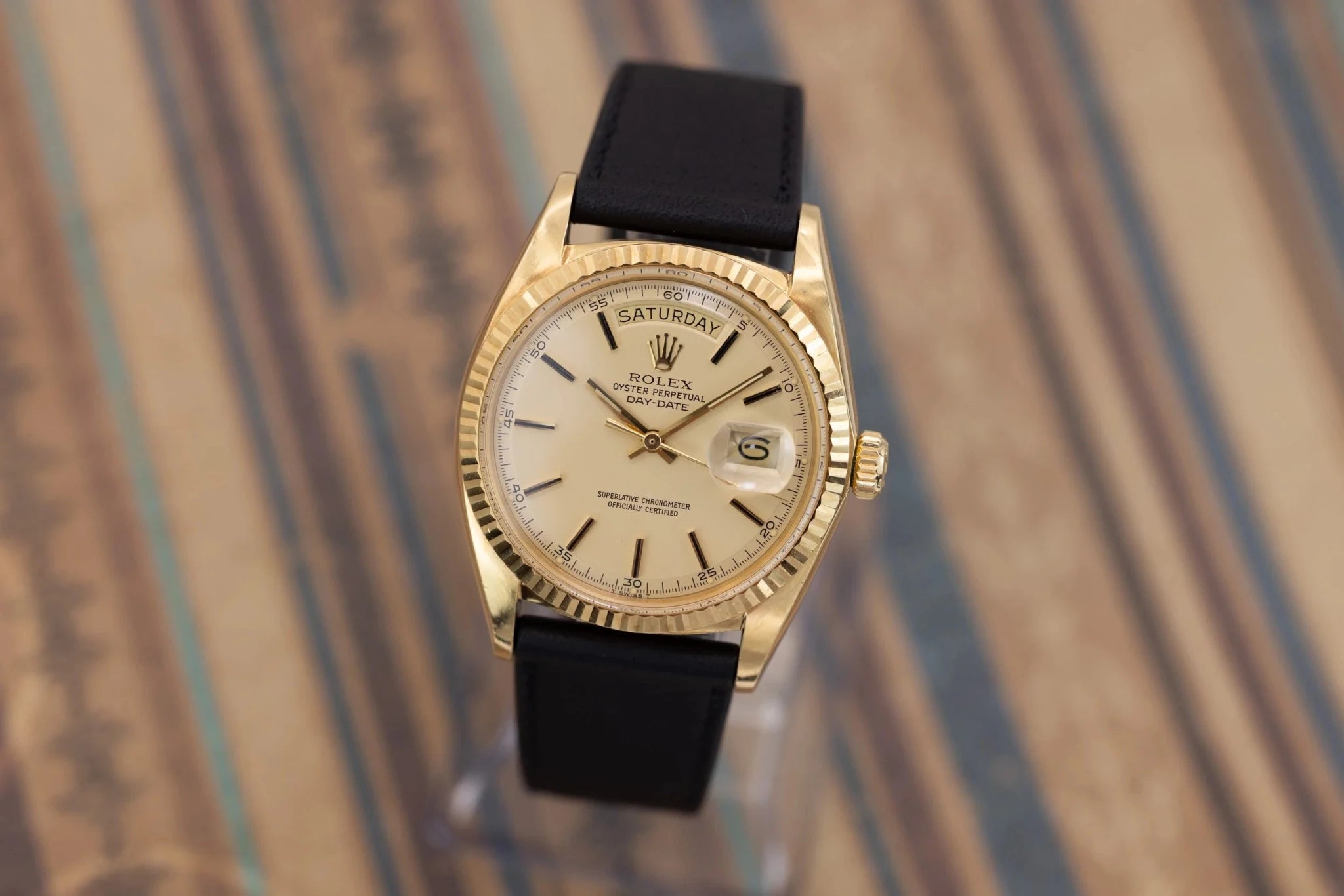 1971 Rolex Day-Date Ref. 1803 | Light Champagne Chapter Ring Dial - Sierra Time Co