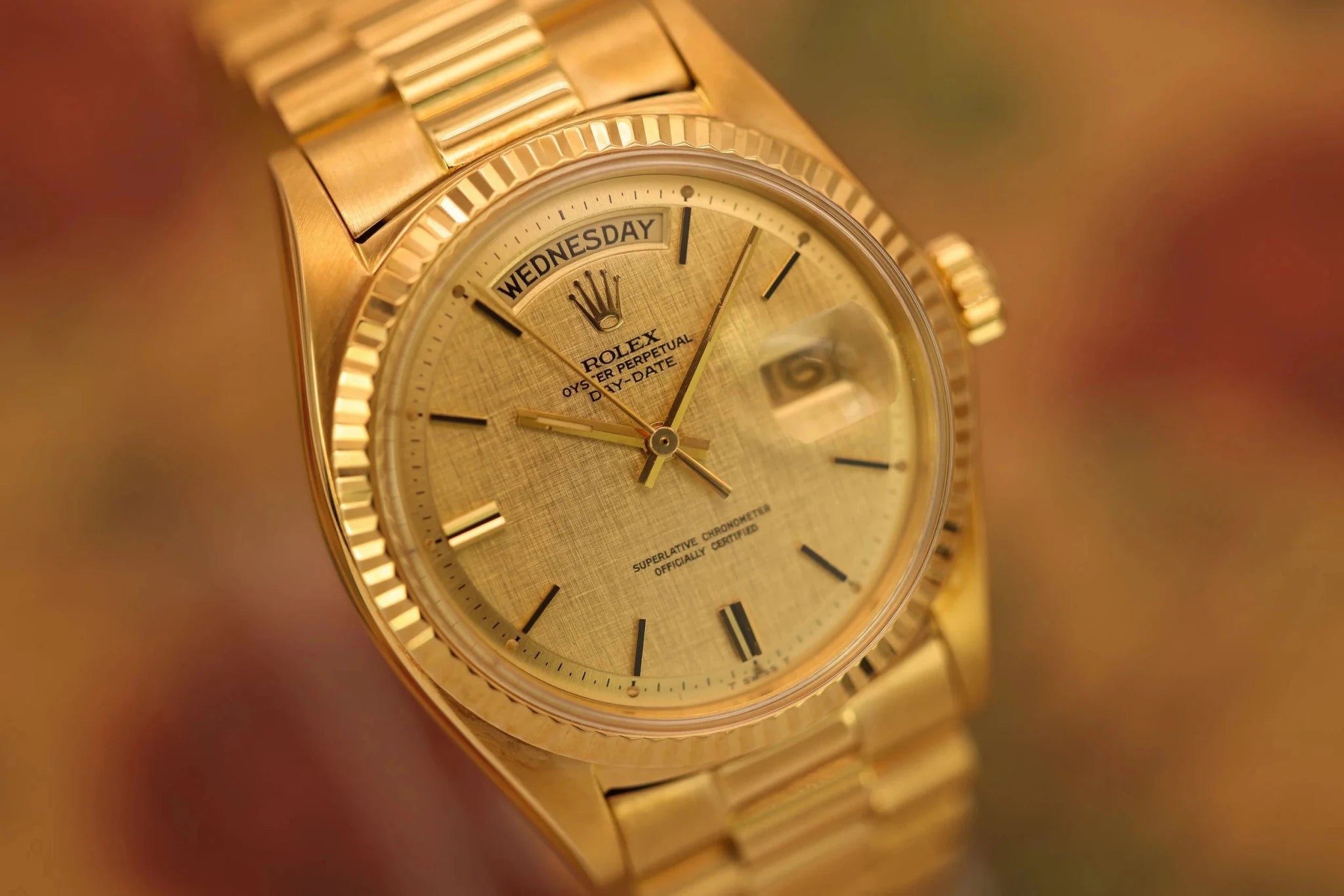 1971 Rolex Day-Date Ref. 1803 | Mint Condition | Linen Dial - Sierra Time Co