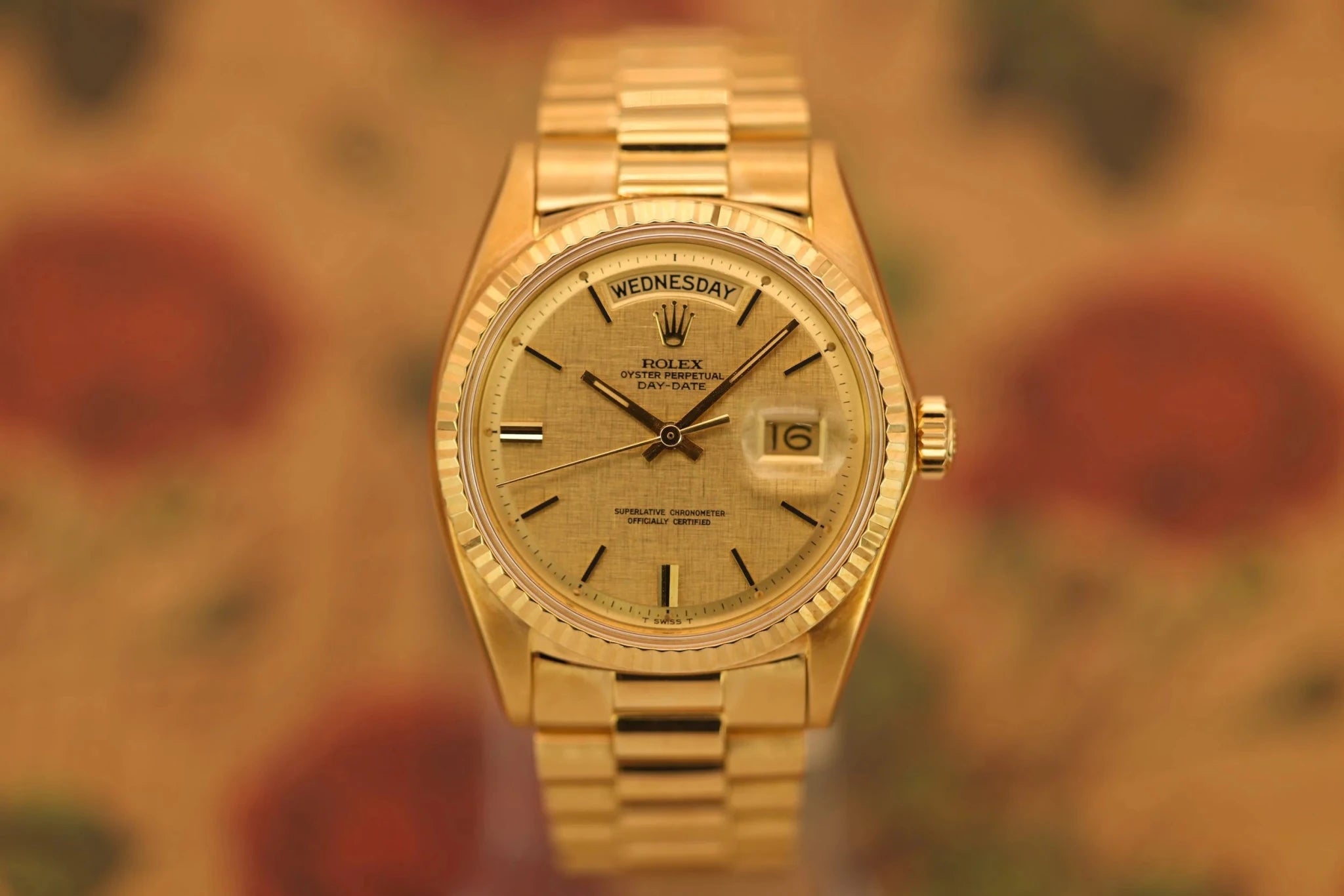 1971 Rolex Day-Date Ref. 1803 | Mint Condition | Linen Dial - Sierra Time Co