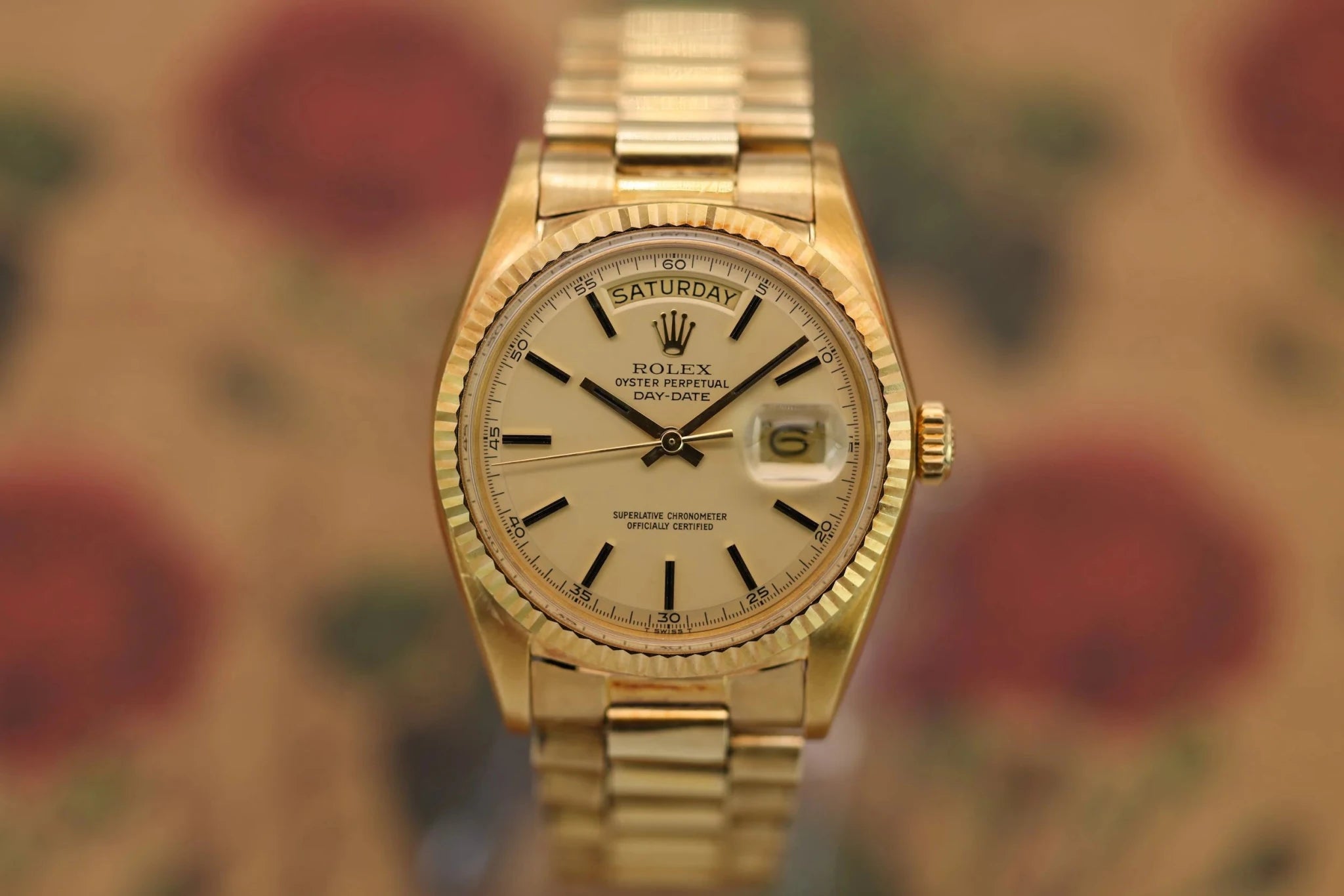 1971 Rolex Day-Date Ref. 1803 | Satin Champagne Dial - Sierra Time Co