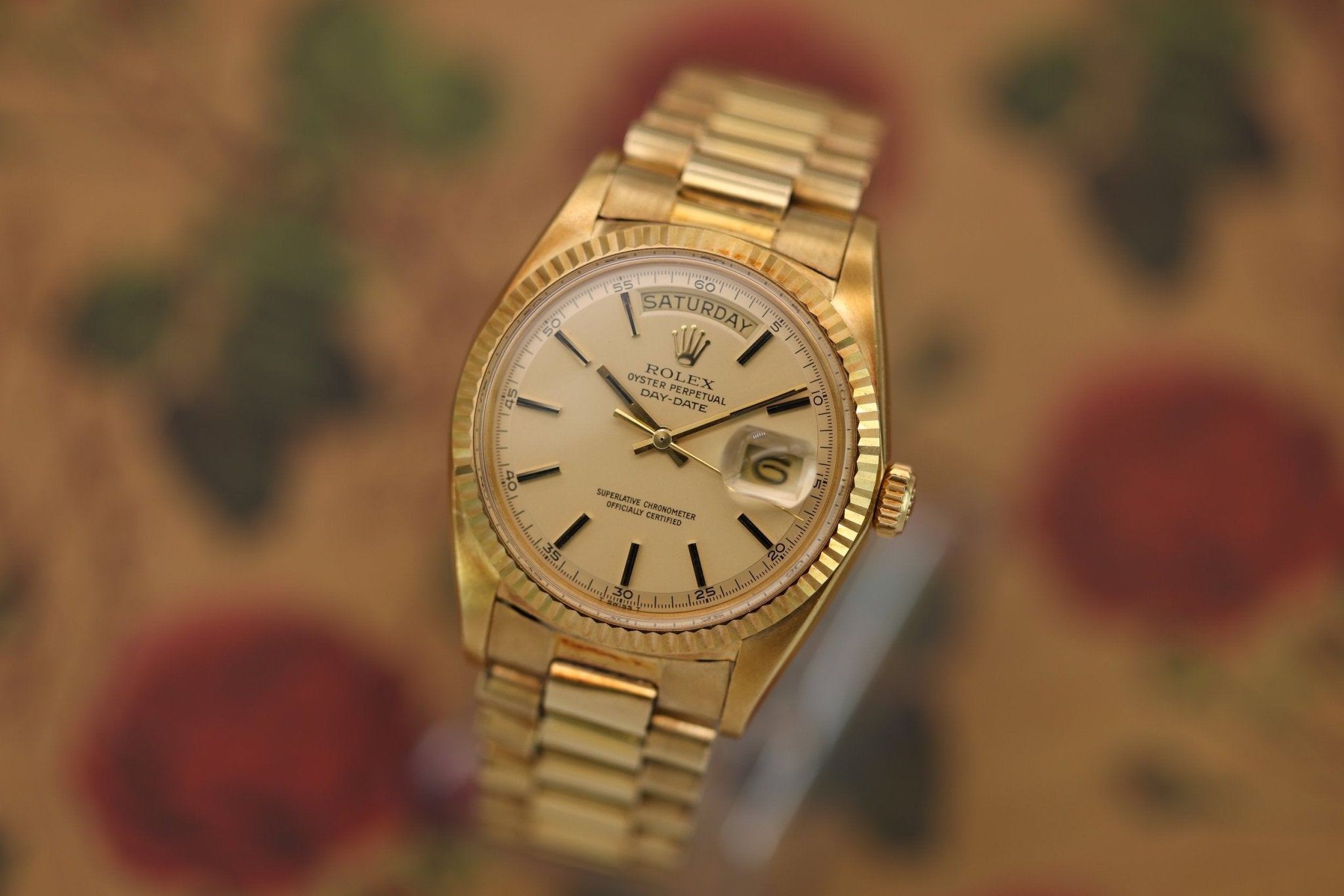 1971 Rolex Day-Date Ref. 1803 | Satin Champagne Dial - Sierra Time Co