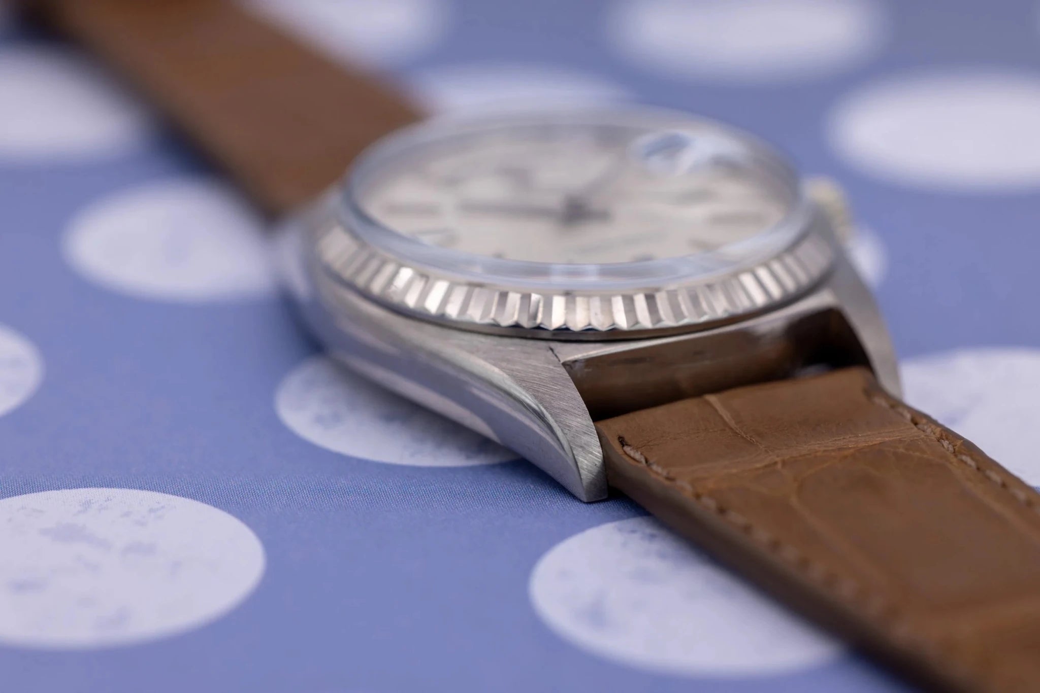 1971 Rolex Day-Date Ref. 1807 | 18K WG | Silver Non-Lume Dial - Sierra Time Co