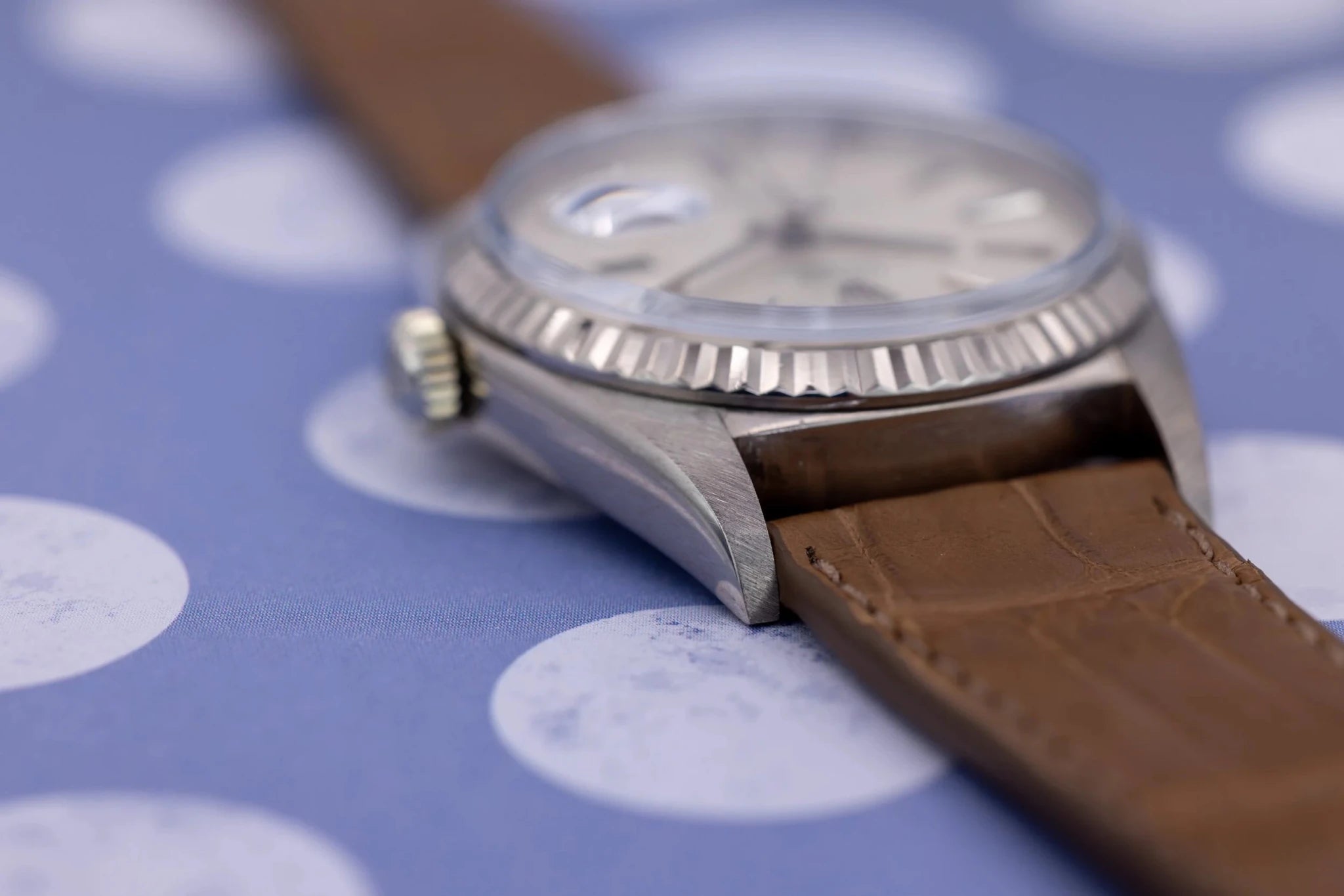 1971 Rolex Day-Date Ref. 1807 | 18K WG | Silver Non-Lume Dial - Sierra Time Co