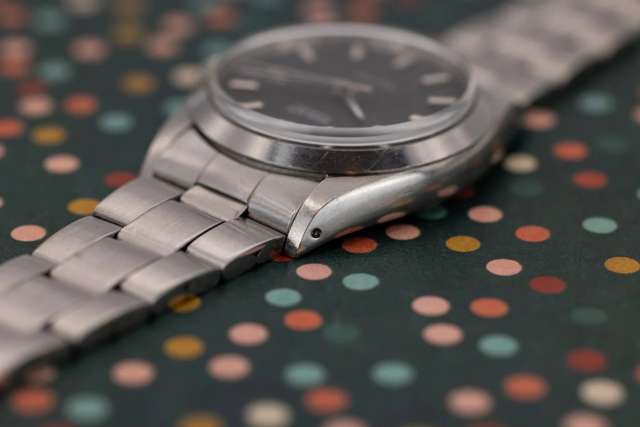 1971 Rolex Oysterdate Ref. 6694 | Matte Black Dial - Sierra Time Co