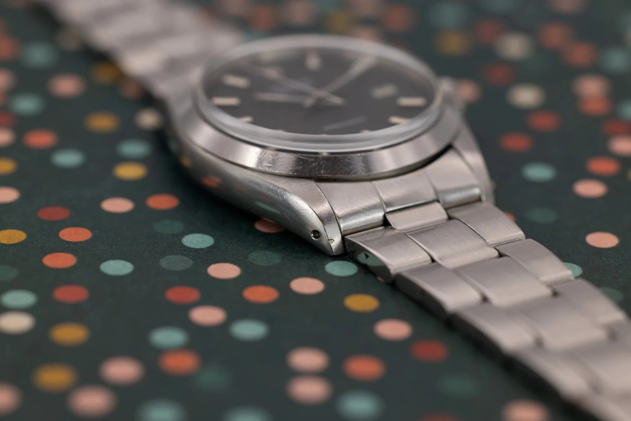1971 Rolex Oysterdate Ref. 6694 | Matte Black Dial - Sierra Time Co