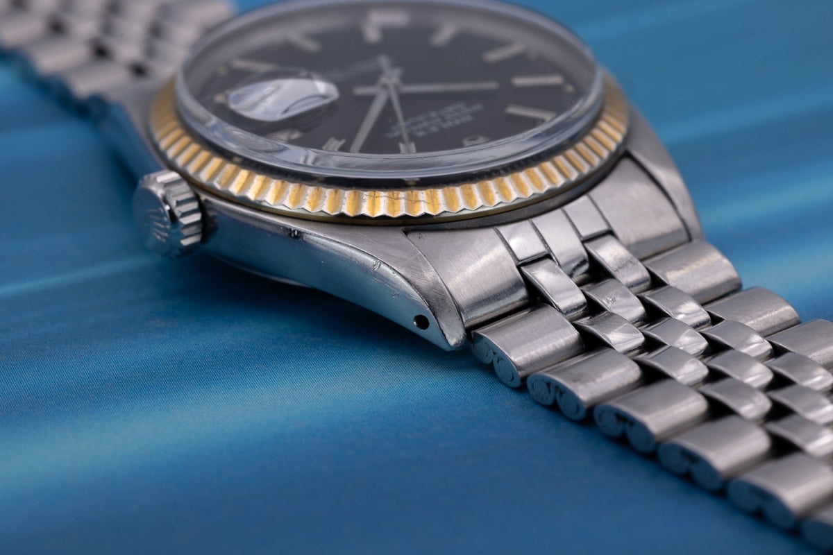 1972 Rolex Datejust Ref. 1601 | Matte Black Dial - Sierra Time Co