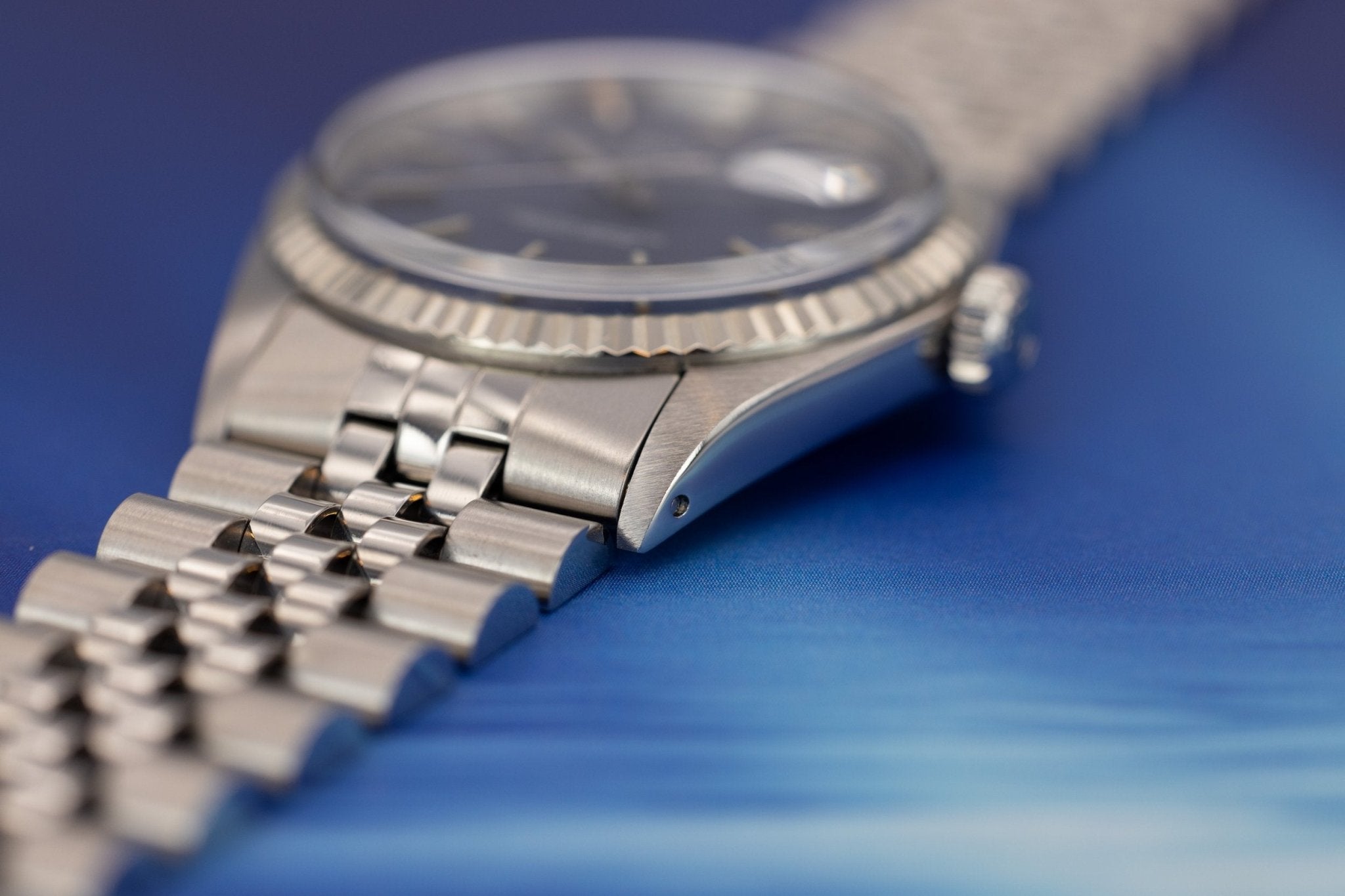 1972 Rolex Datejust Ref. 1601 | Rare Matte Navy Blue Dial - Sierra Time Co