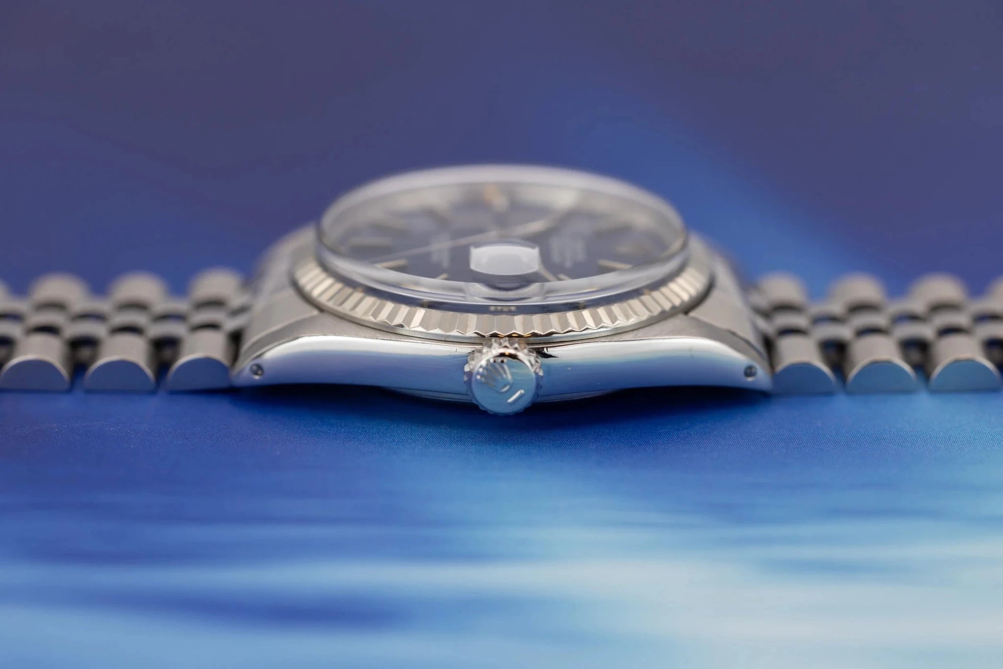 1972 Rolex Datejust Ref. 1601 | Rare Matte Navy Blue Dial - Sierra Time Co