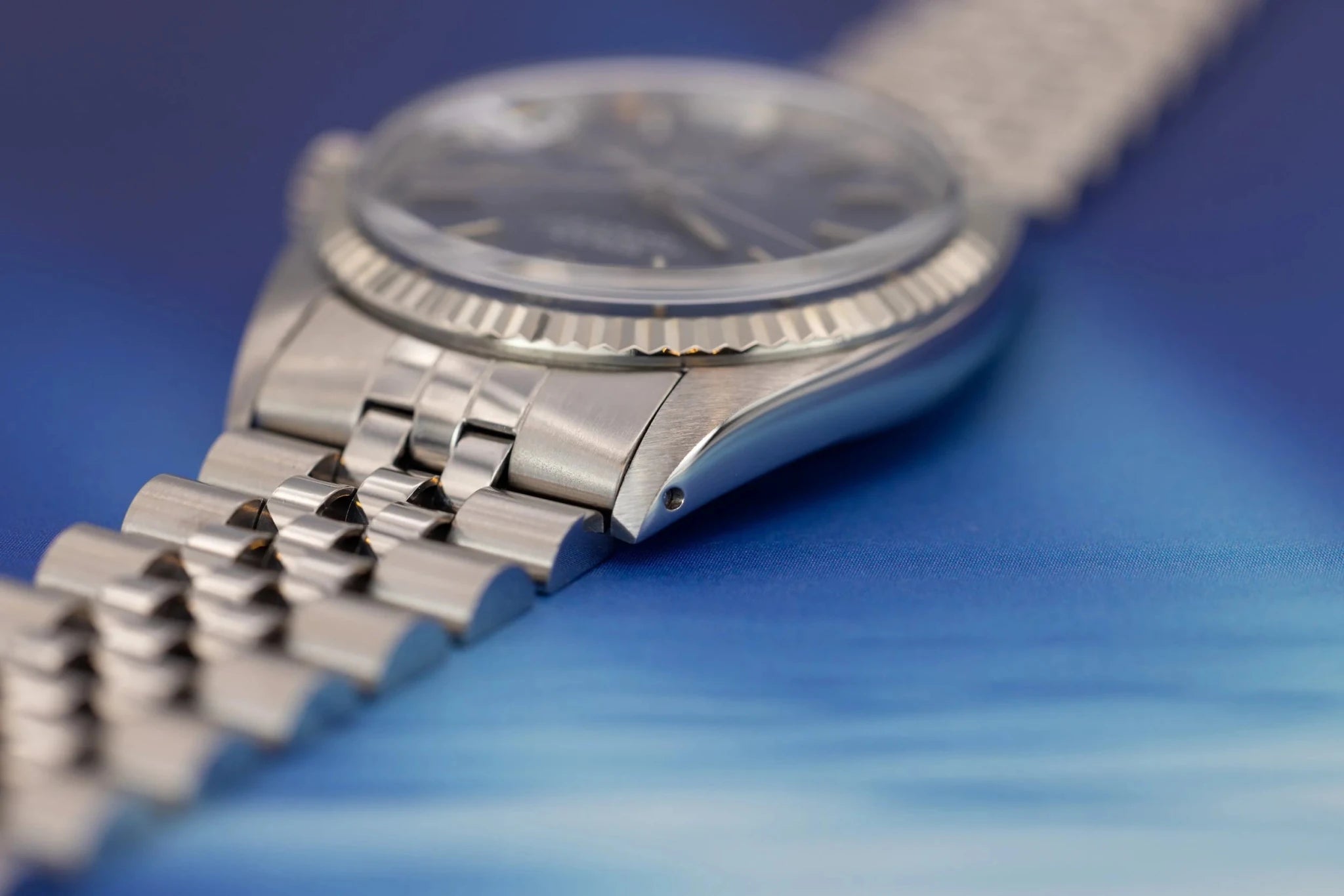 1972 Rolex Datejust Ref. 1601 | Rare Matte Navy Blue Dial - Sierra Time Co