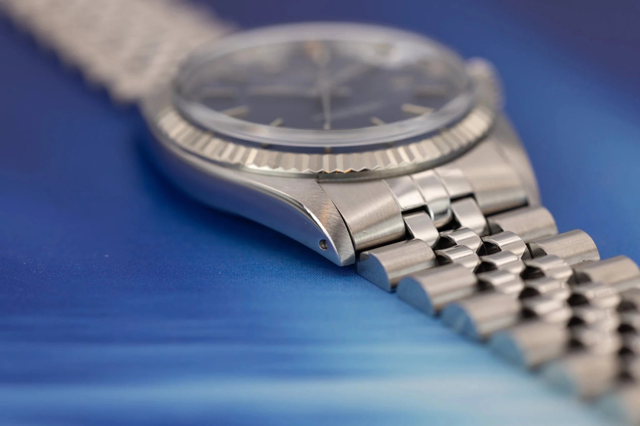 1972 Rolex Datejust Ref. 1601 | Rare Matte Navy Blue Dial - Sierra Time Co