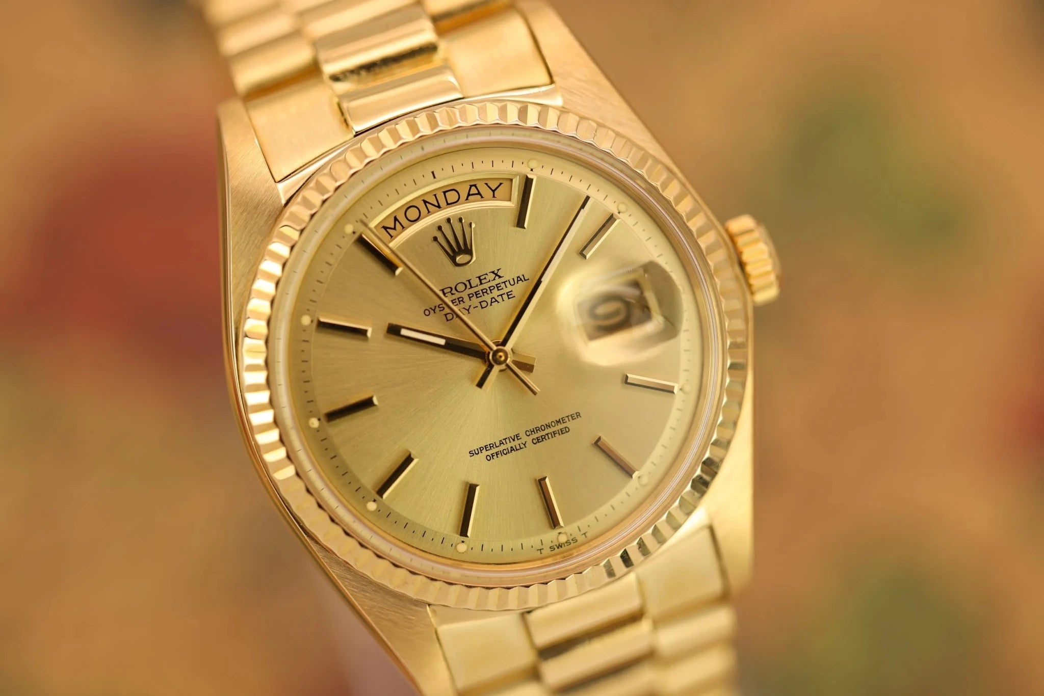 1972 Rolex Day-Date Ref. 1803 | Champagne Dial - Sierra Time Co