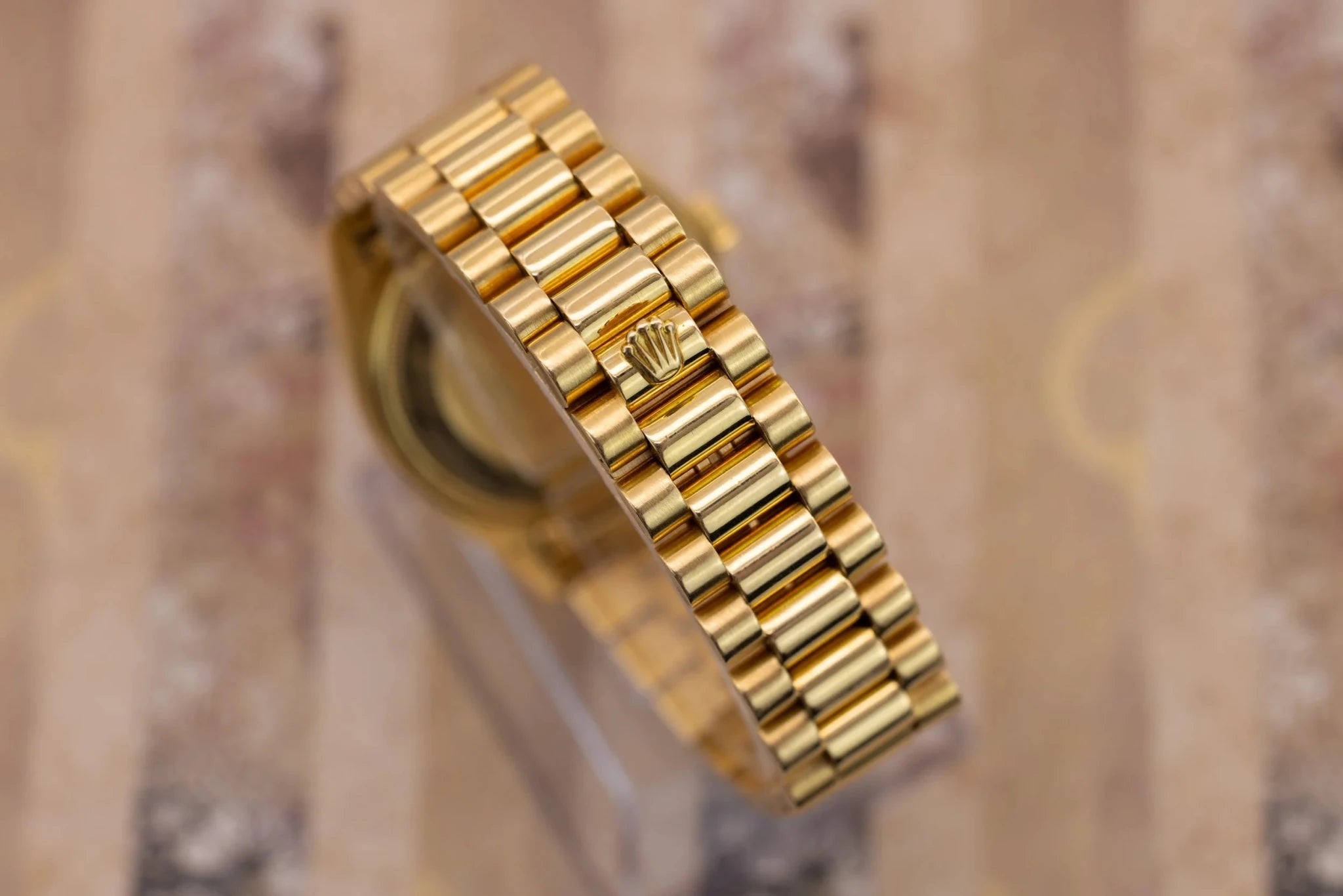 1972 Rolex Day-Date Ref. 1803 | Champagne Linen Dial - Sierra Time Co