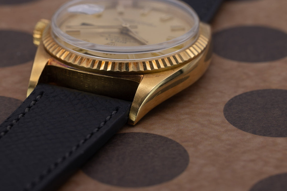 1972 Rolex Day-Date Ref. 1803 | Champagne Wide Boy Dial - Sierra Time Co
