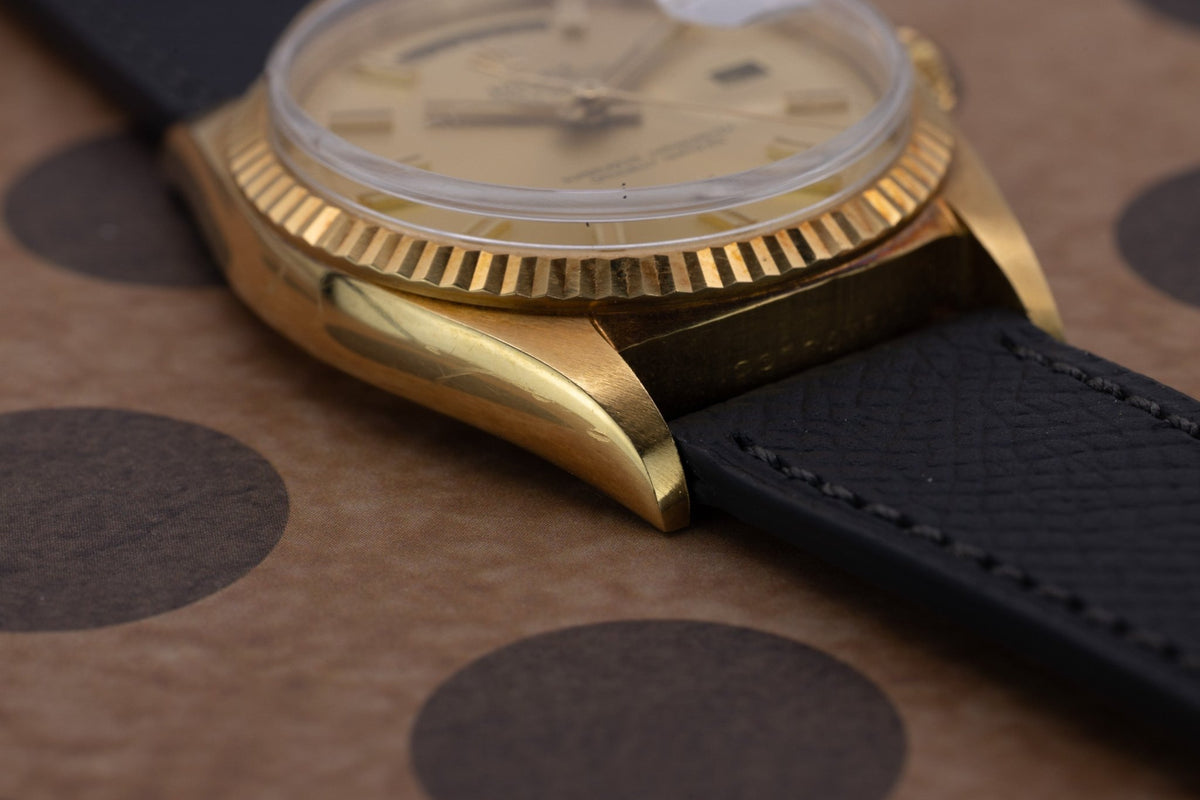 1972 Rolex Day-Date Ref. 1803 | Champagne Wide Boy Dial - Sierra Time Co