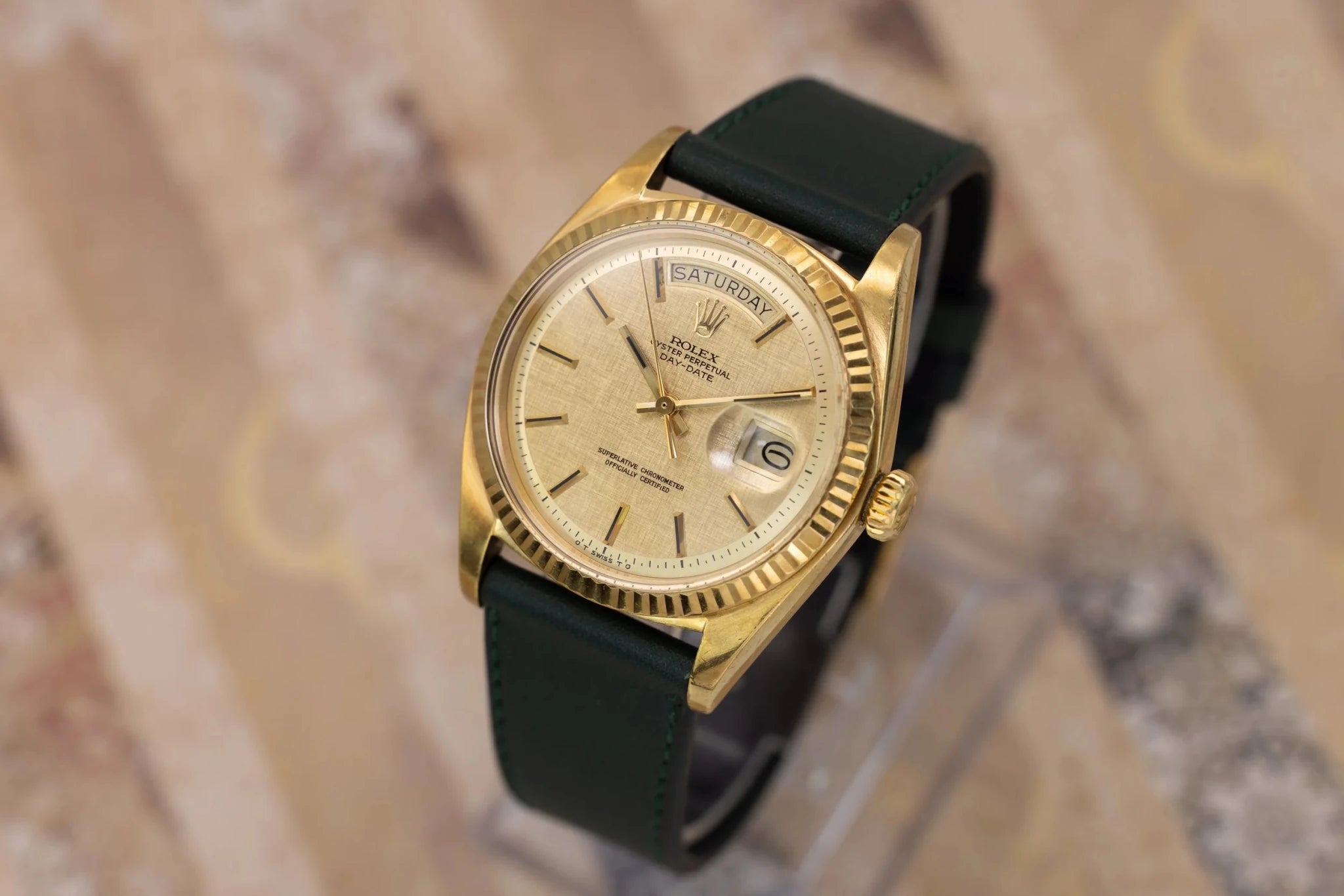 1972 Rolex Day-Date Ref. 1803 | Linen Dial - Sierra Time Co