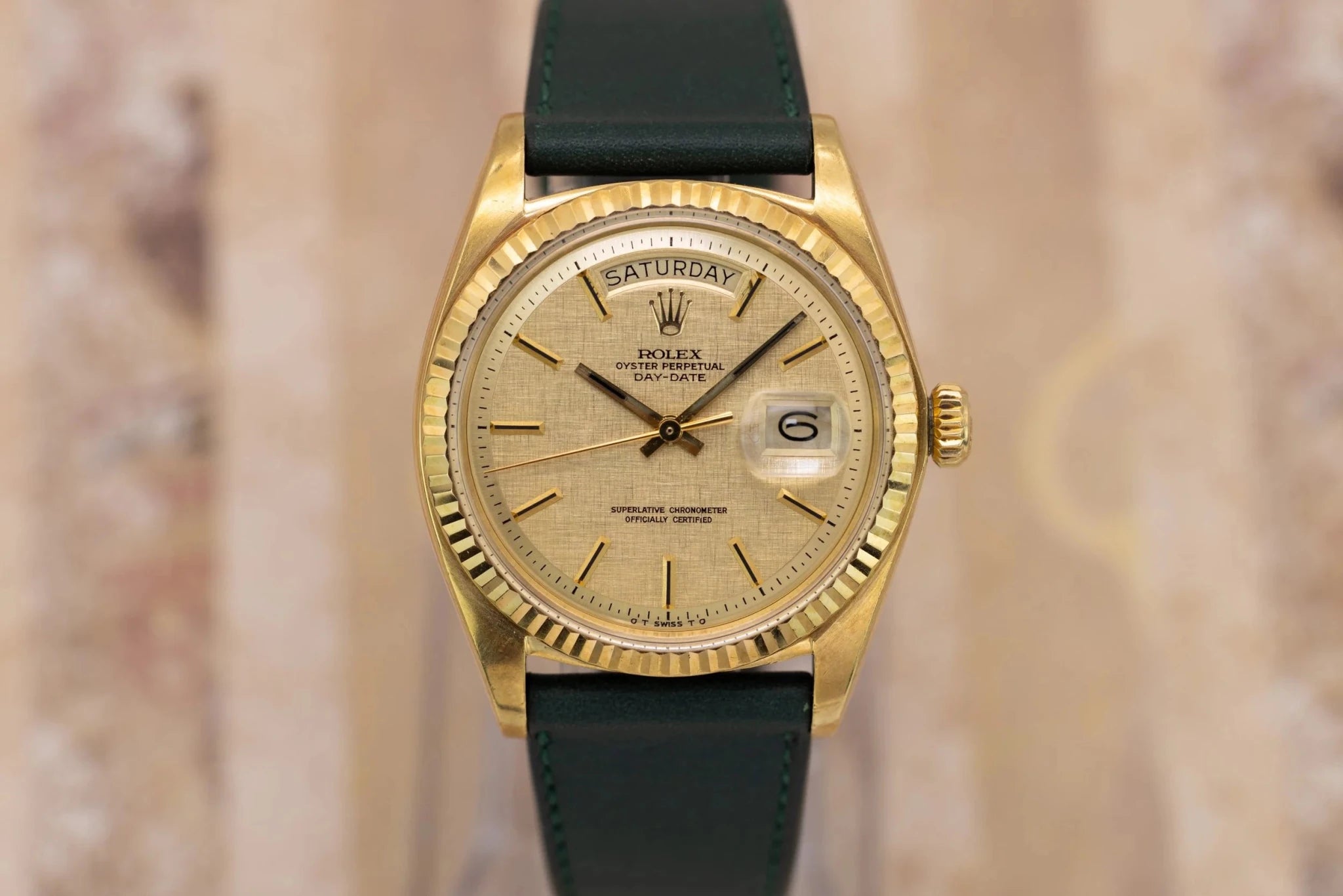 1972 Rolex Day-Date Ref. 1803 | Linen Dial - Sierra Time Co
