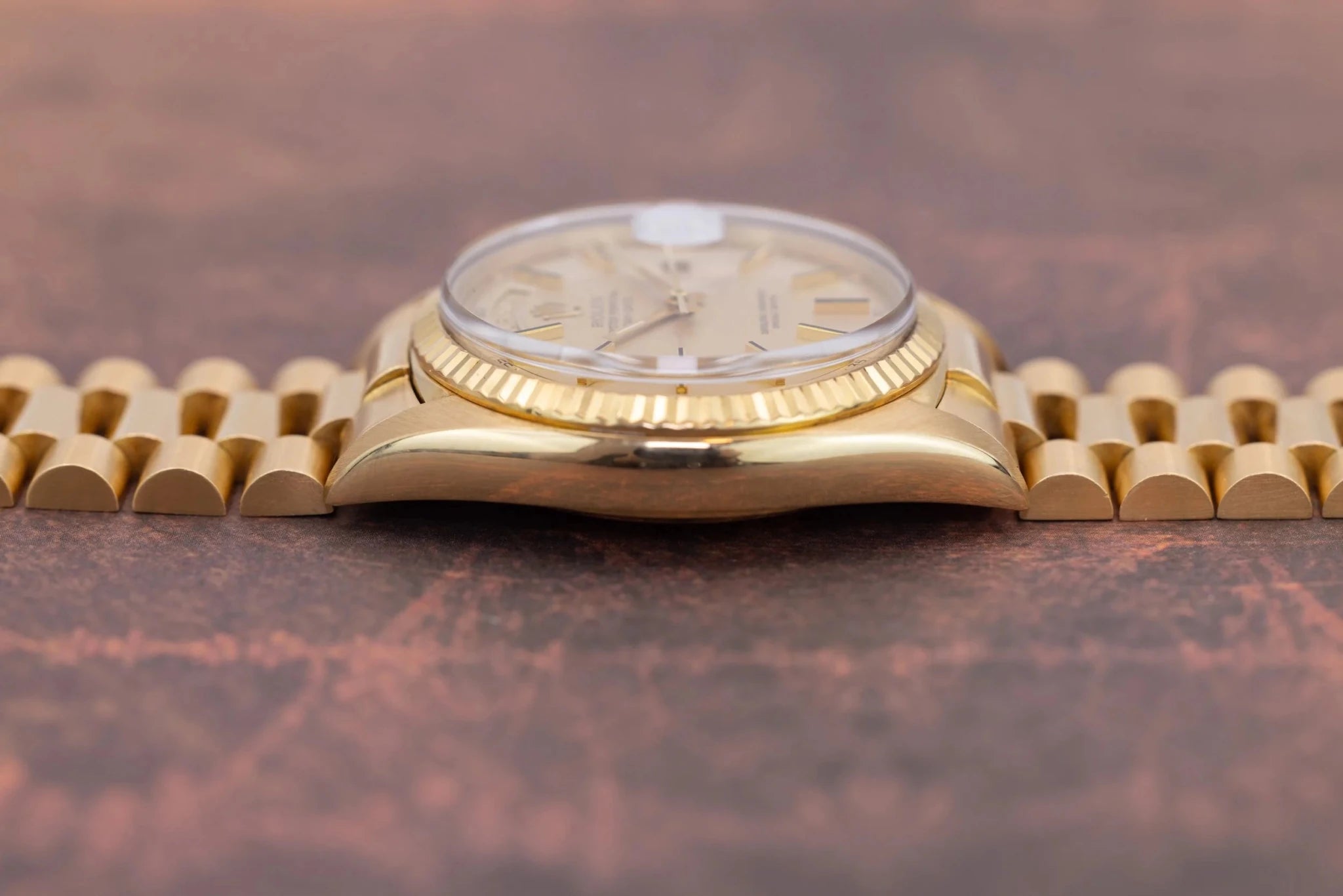 1972 Rolex Day-Date Ref. 1803 | Matte Champagne Dial | Box and Papers - Sierra Time Co