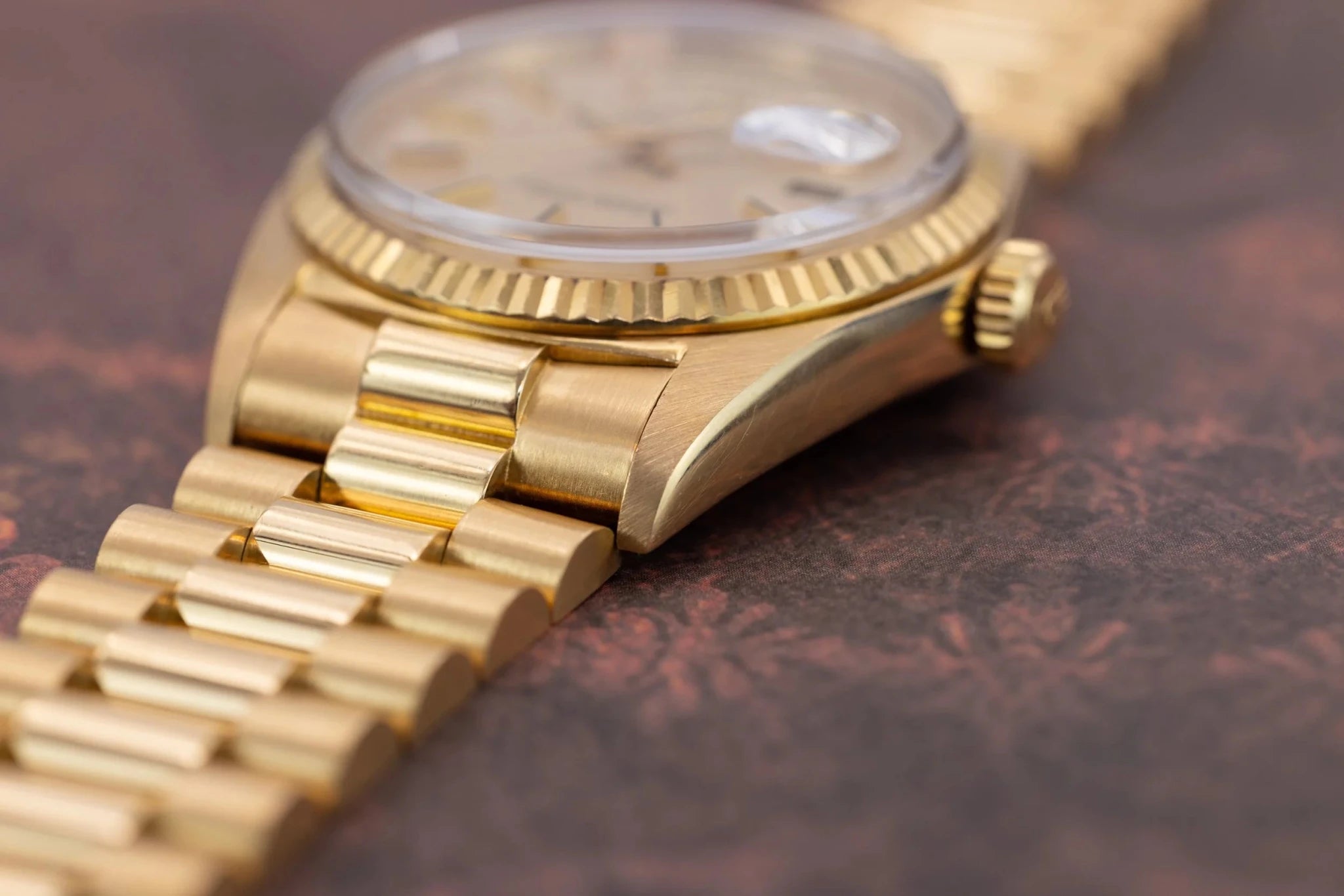 1972 Rolex Day-Date Ref. 1803 | Matte Champagne Dial | Box and Papers - Sierra Time Co
