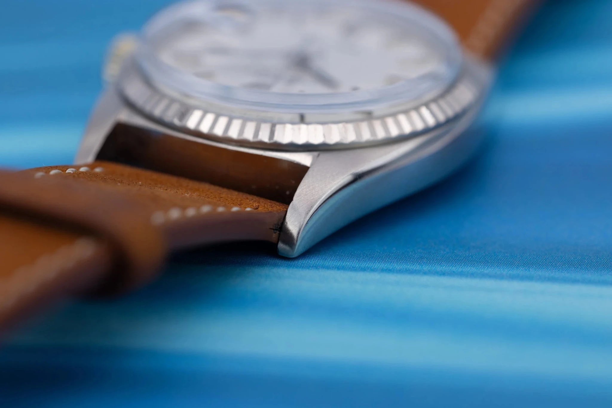 1972 Rolex Day-Date Ref. 1803/9 | 18K White Gold | Silver Linen Dial - Sierra Time Co