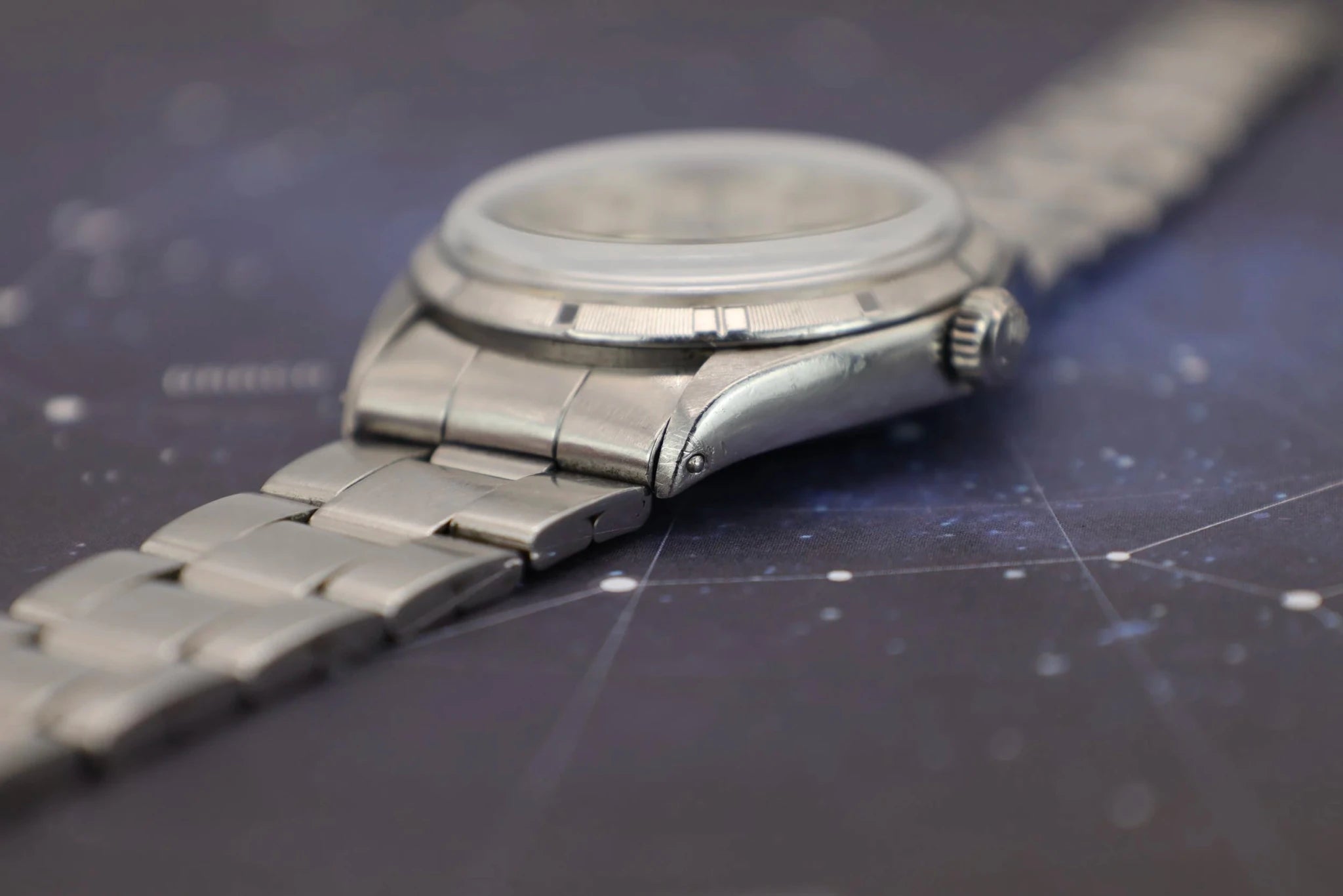 1972 Rolex Oyster Perpetual Ref. 1003 | Silver Linen Dial - Sierra Time Co