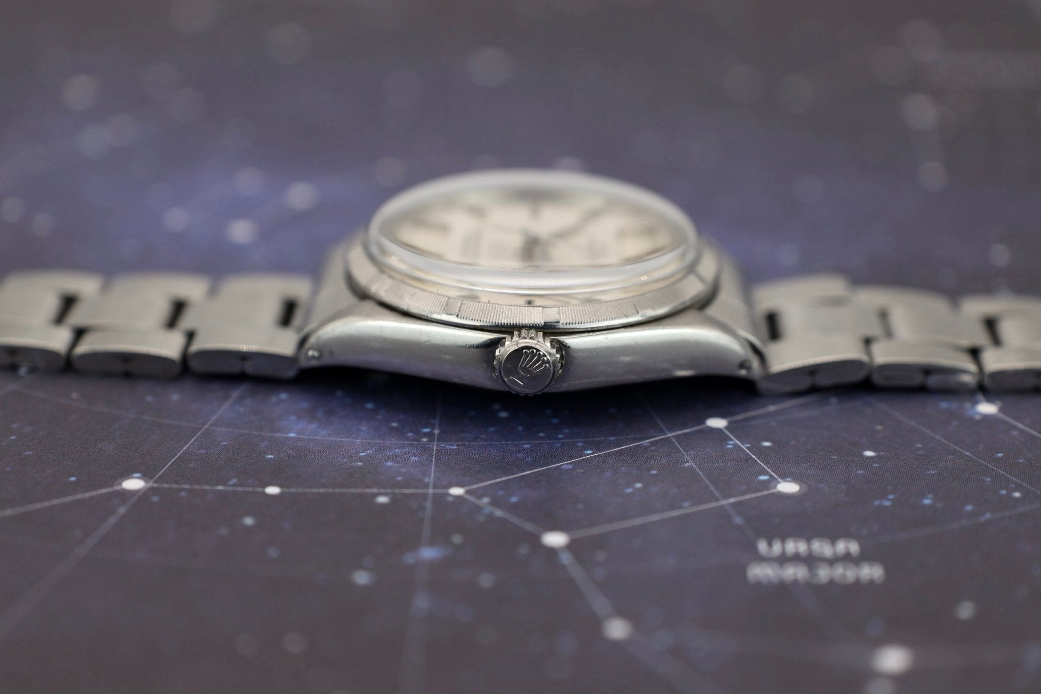 1972 Rolex Oyster Perpetual Ref. 1003 | Silver Linen Dial - Sierra Time Co