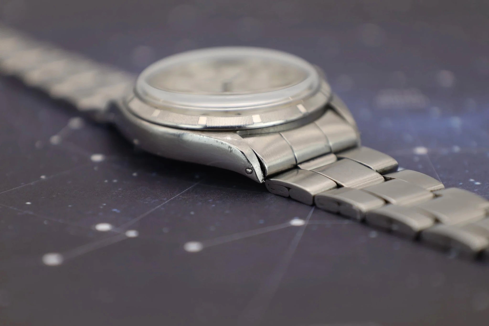 1972 Rolex Oyster Perpetual Ref. 1003 | Silver Linen Dial - Sierra Time Co