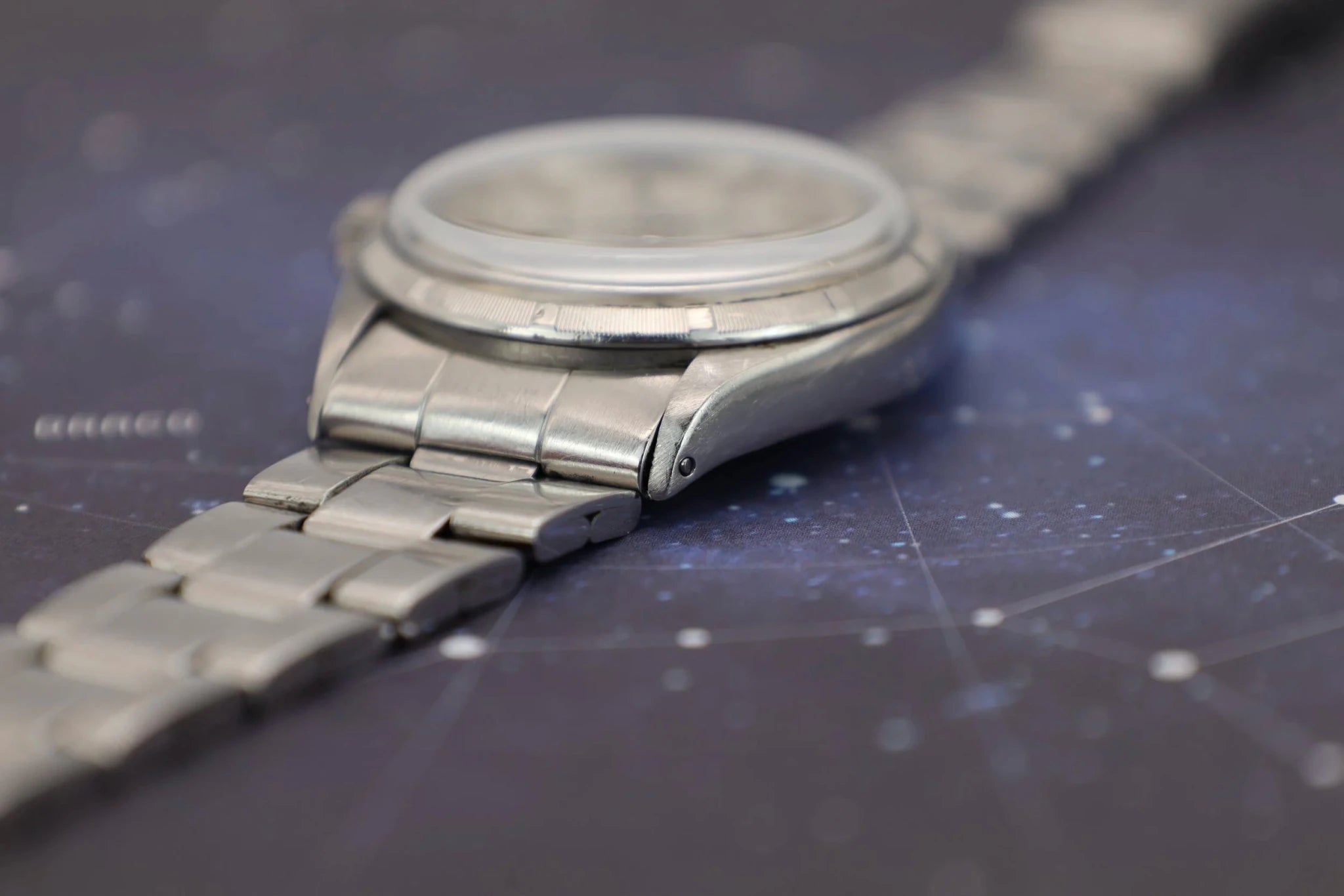 1972 Rolex Oyster Perpetual Ref. 1003 | Silver Linen Dial - Sierra Time Co