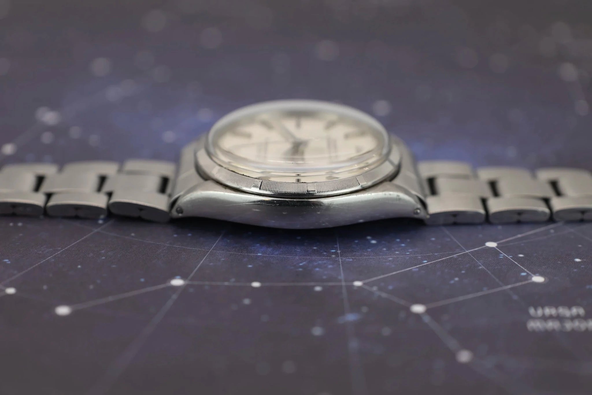 1972 Rolex Oyster Perpetual Ref. 1003 | Silver Linen Dial - Sierra Time Co