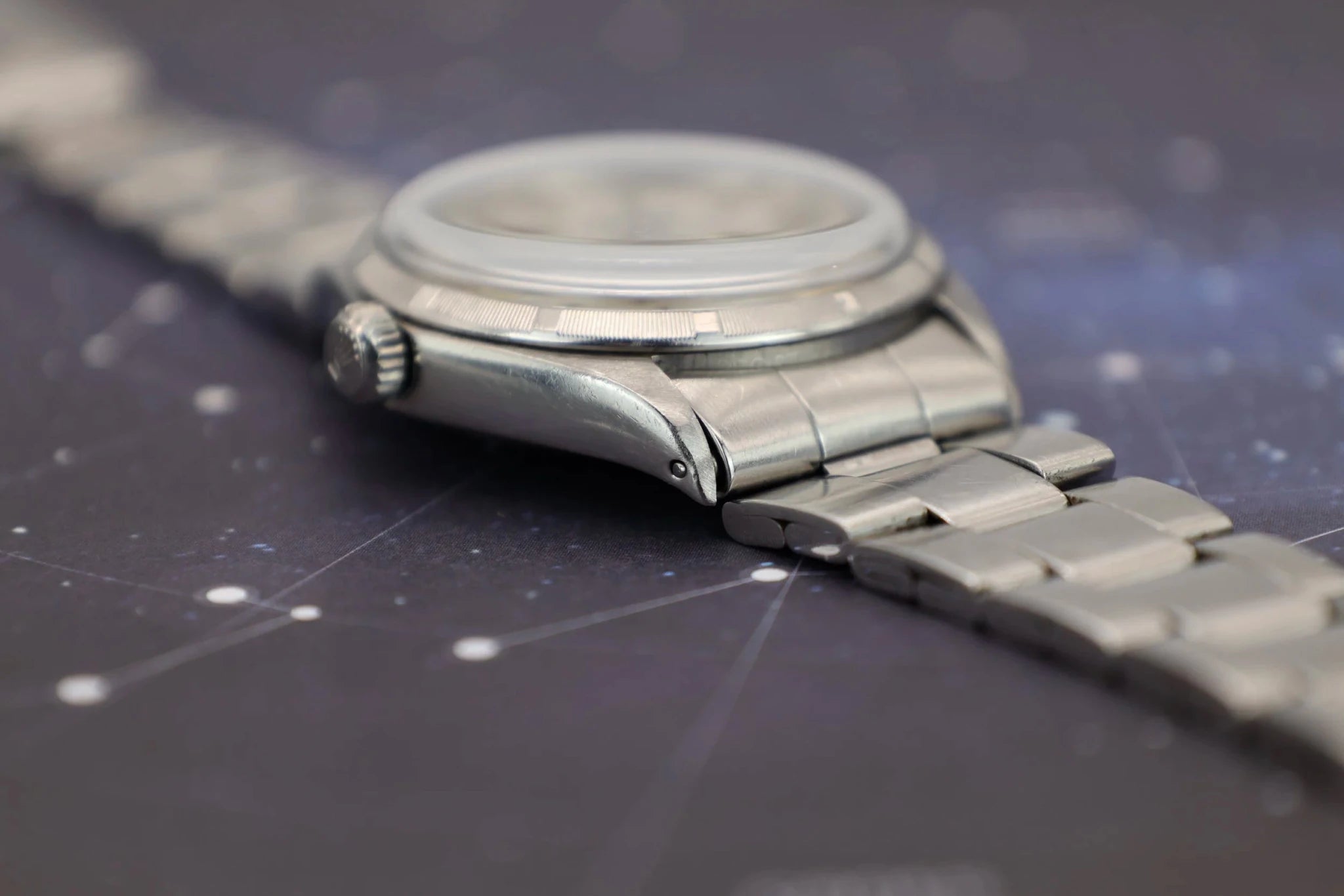 1972 Rolex Oyster Perpetual Ref. 1003 | Silver Linen Dial - Sierra Time Co