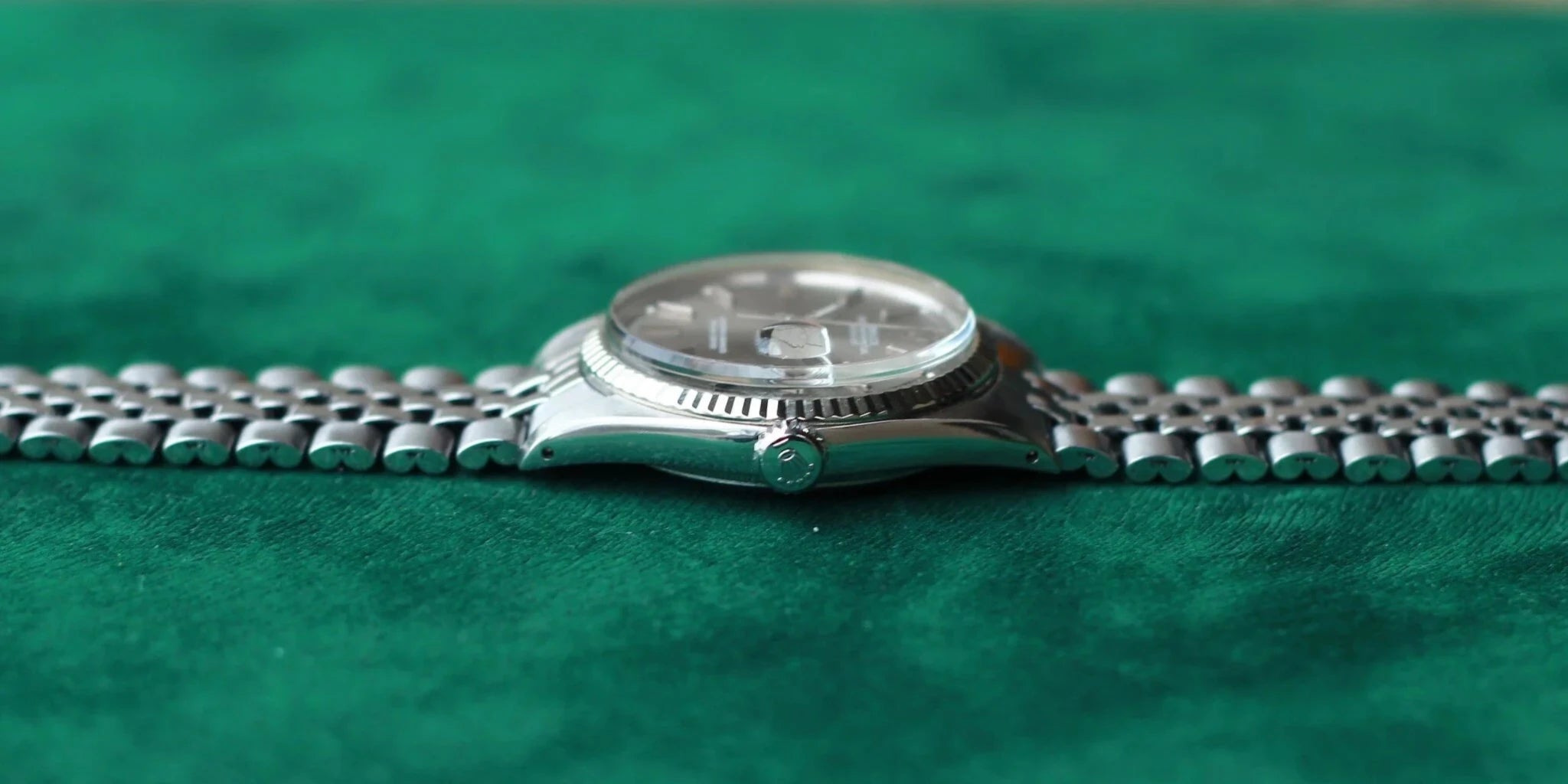 1973 Rolex DateJust 1601 Grey Ghost Sigma Dial - Sierra Time Co