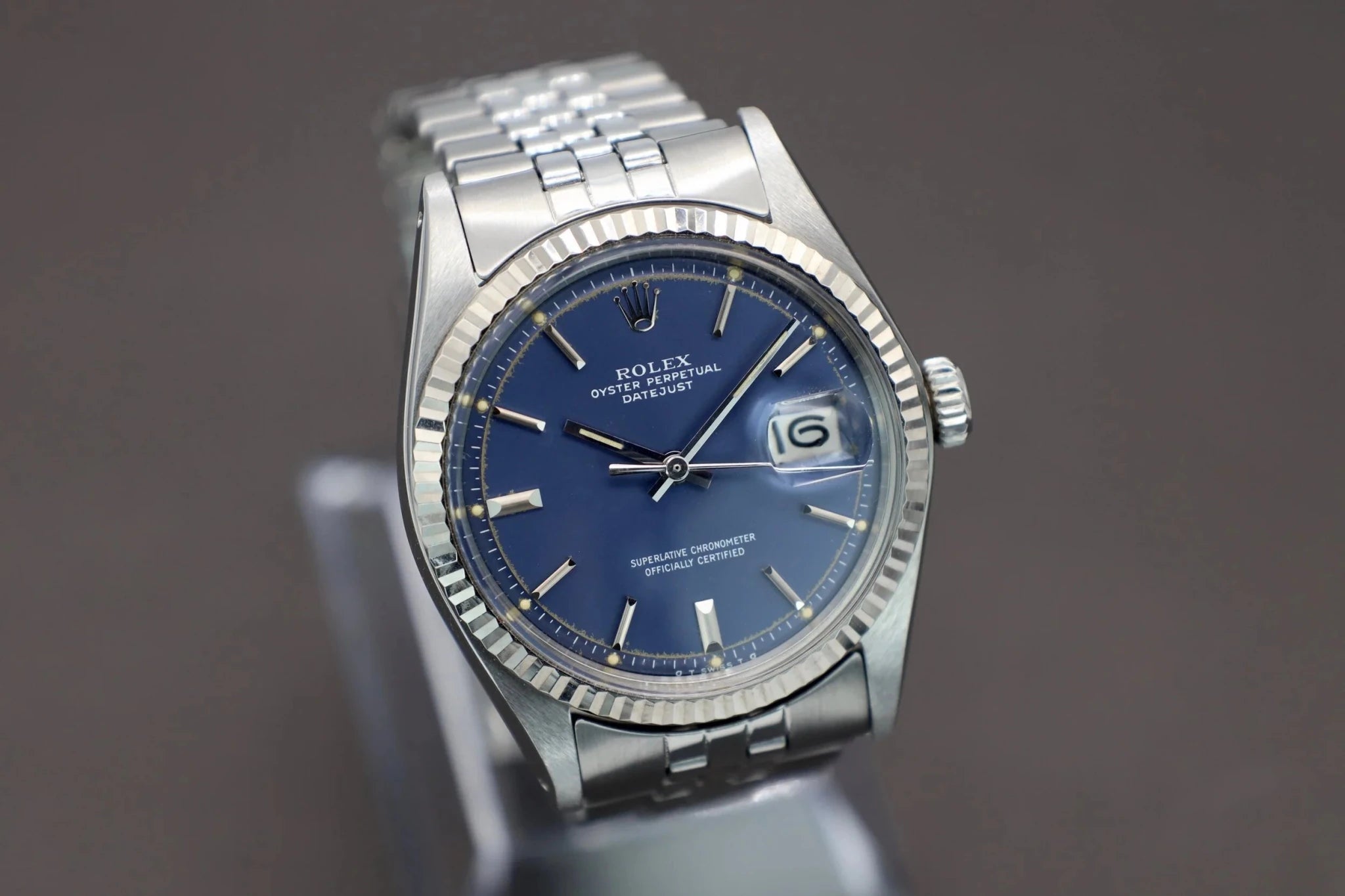 1973 Rolex DateJust Ref. 1601 | Blue Sigma Dial - Sierra Time Co